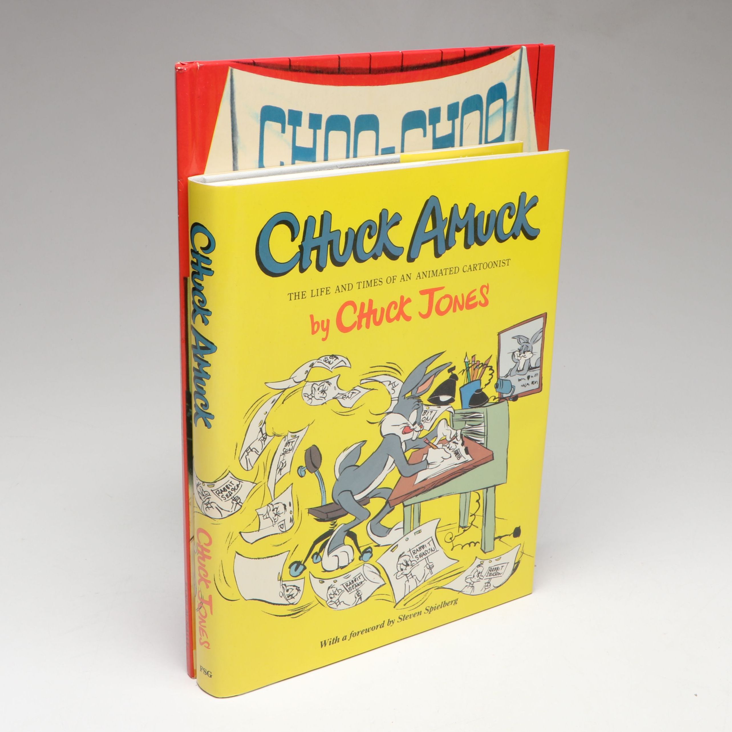 Signed First Edition "Chuck Amuck" by Chuck Jones with Children's Book