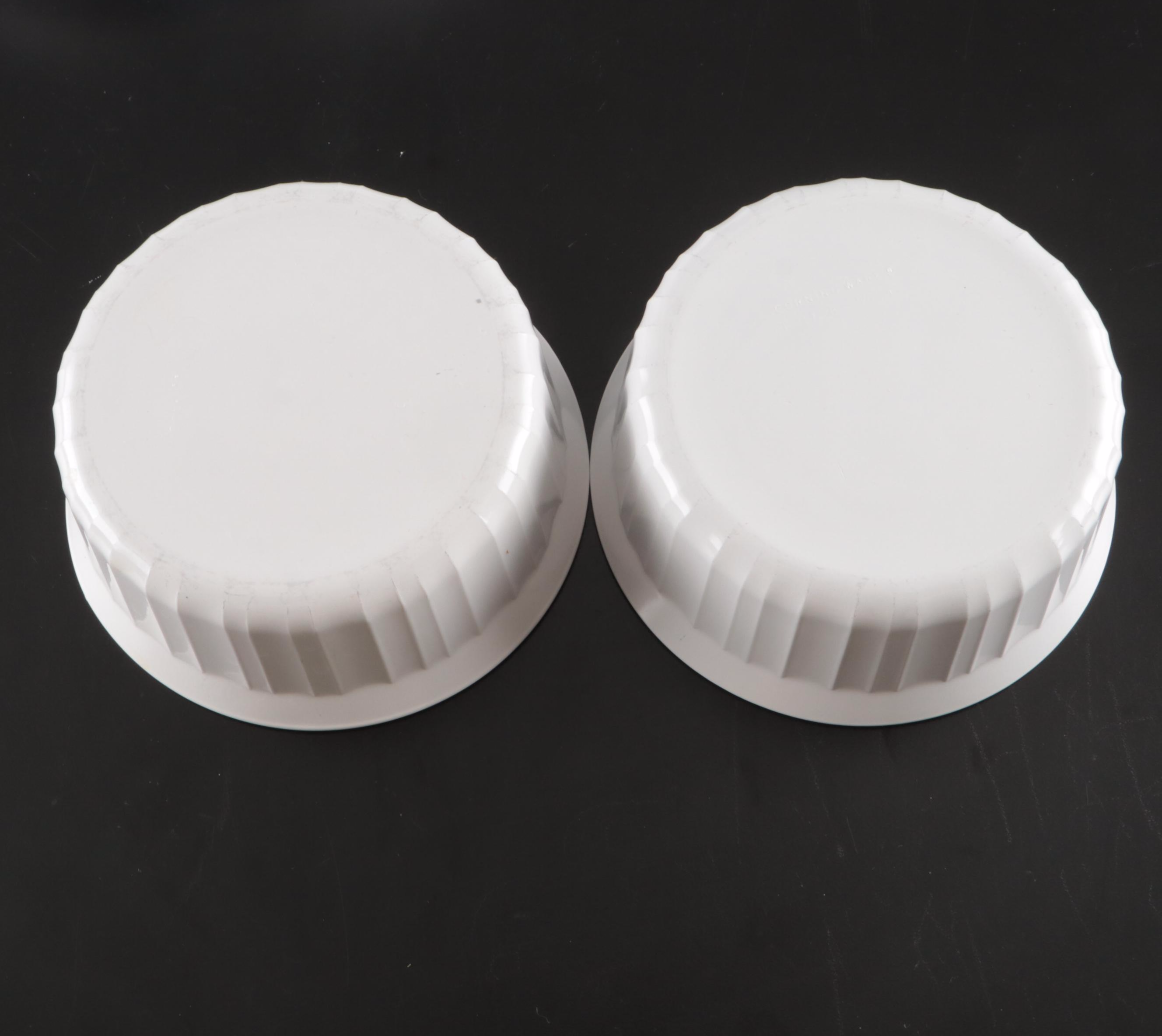 Corning Ware "French White" Covered Casserole with Crown Pyrex and More Bakeware