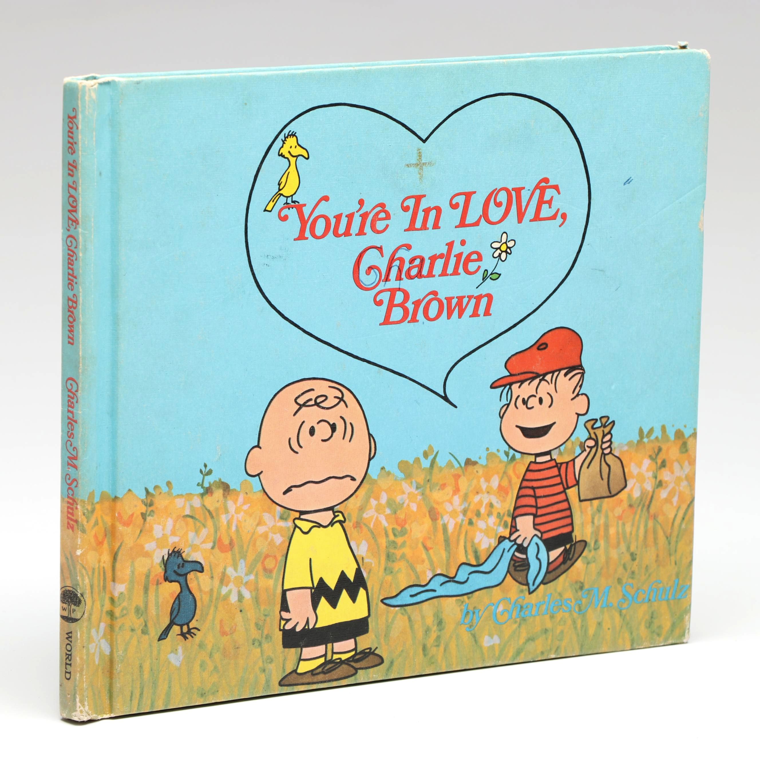 First Edition "You're In Love, Charlie Brown" by Charles M. Schulz, 1968