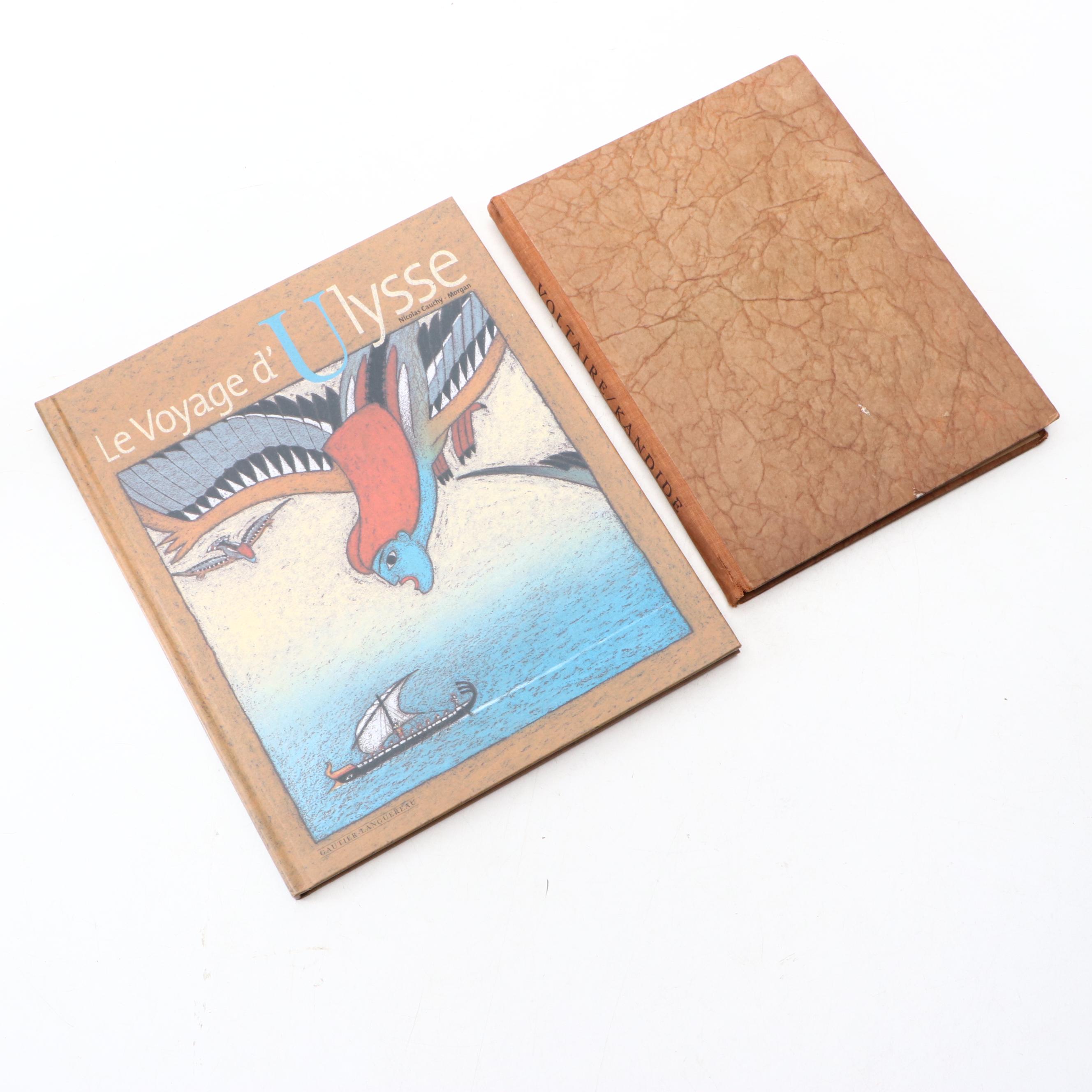 Paul Klee Illustrated "Kandide" by Voltaire with "Le Voyage d'Ulysse" by Homer