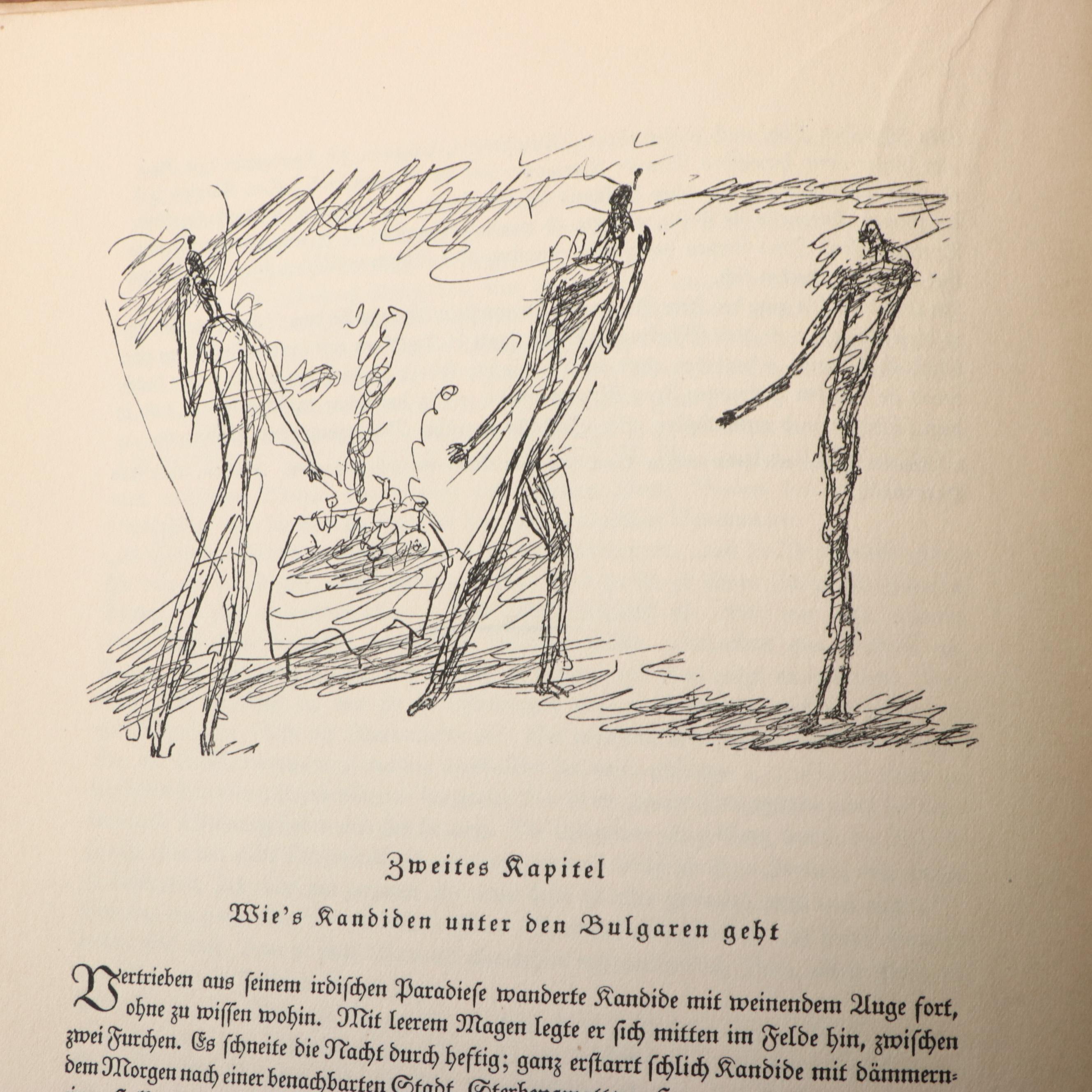 Paul Klee Illustrated "Kandide" by Voltaire with "Le Voyage d'Ulysse" by Homer