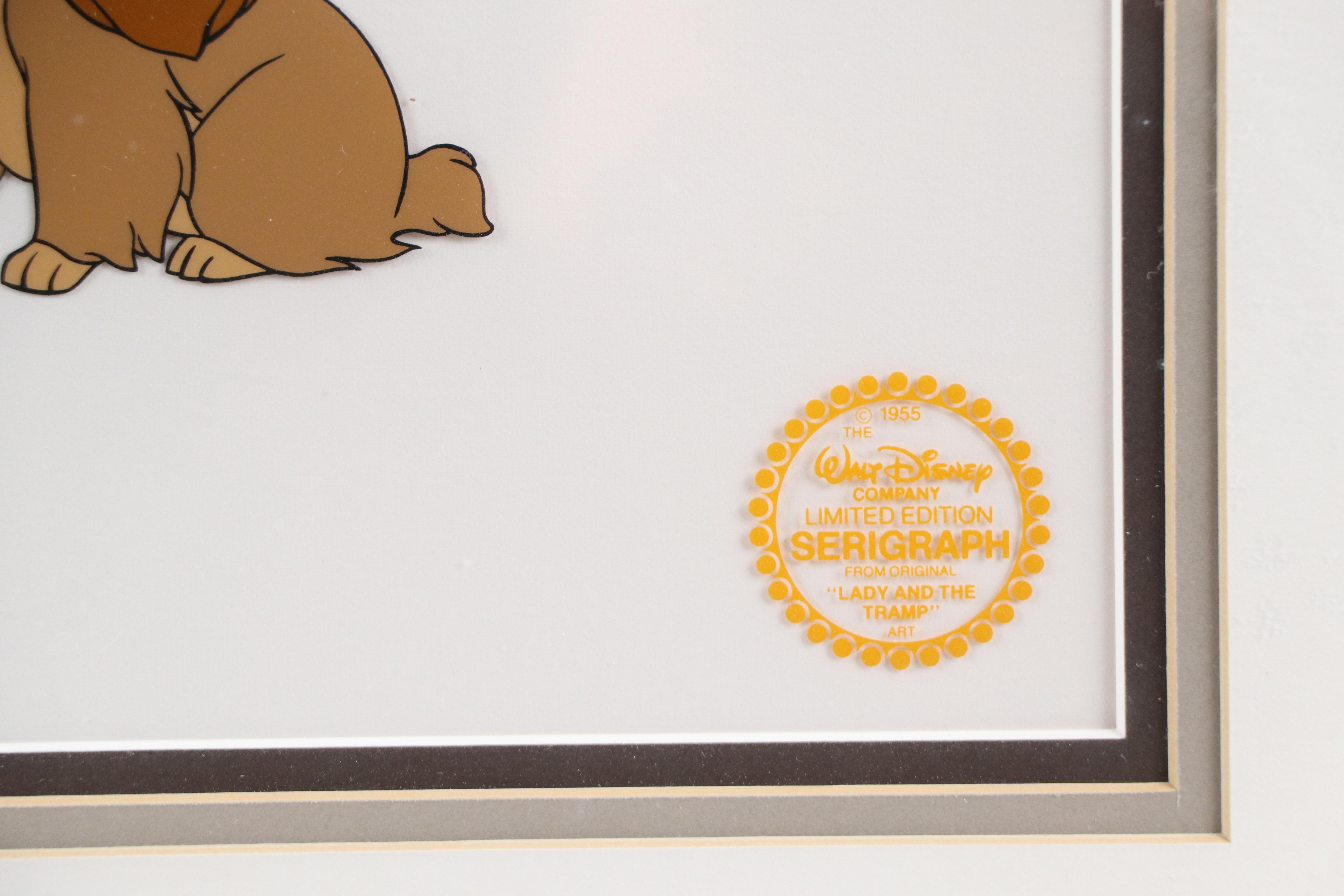 Disney "Lady and the Tramp" Sericel, 1955