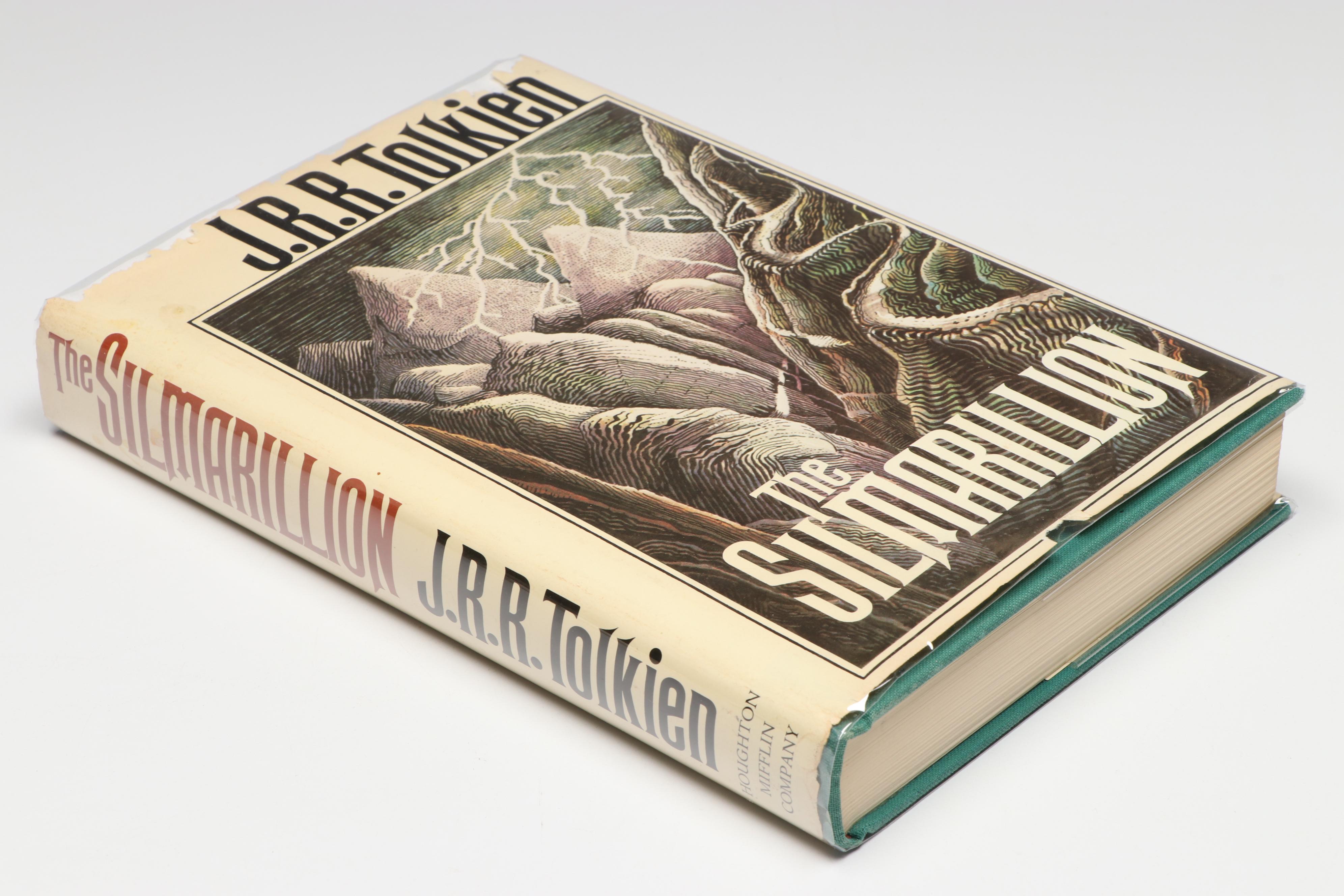 First American Edition "The Silmarillion" by J. R. R. Tolkien with Map, 1977