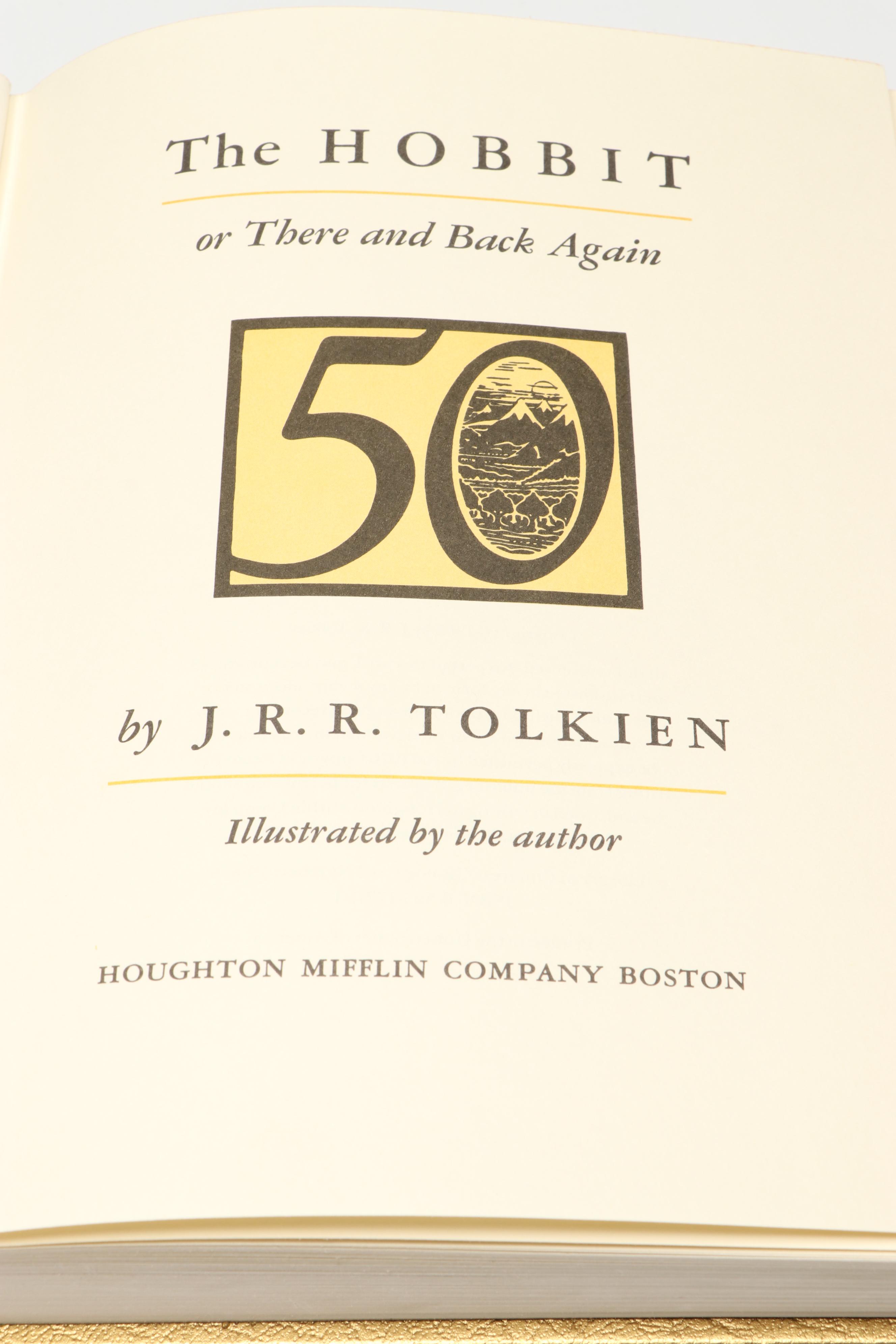 50th Anniversary Edition "The Hobbit" by J. R. R. Tolkien, 1987