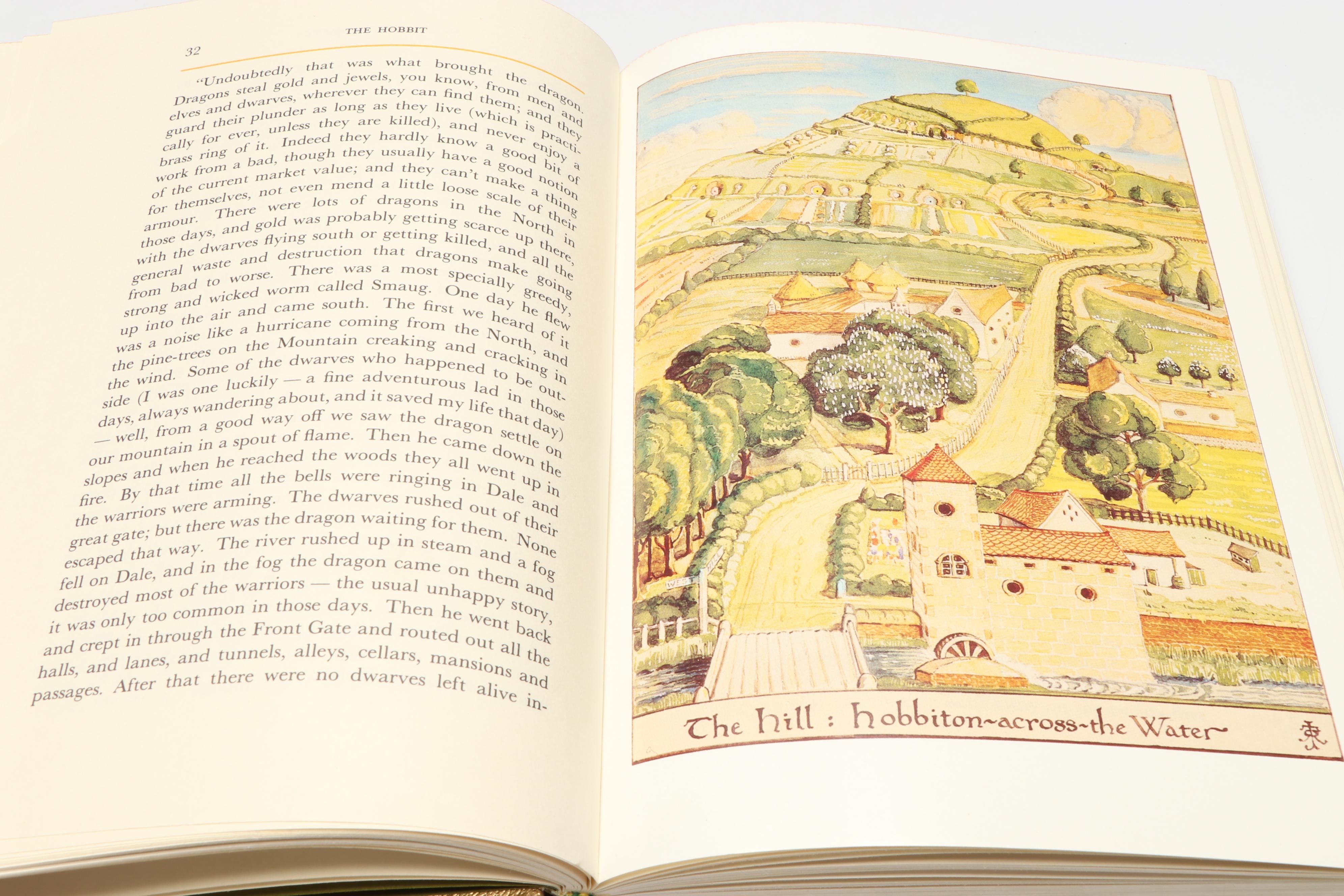 50th Anniversary Edition "The Hobbit" by J. R. R. Tolkien, 1987