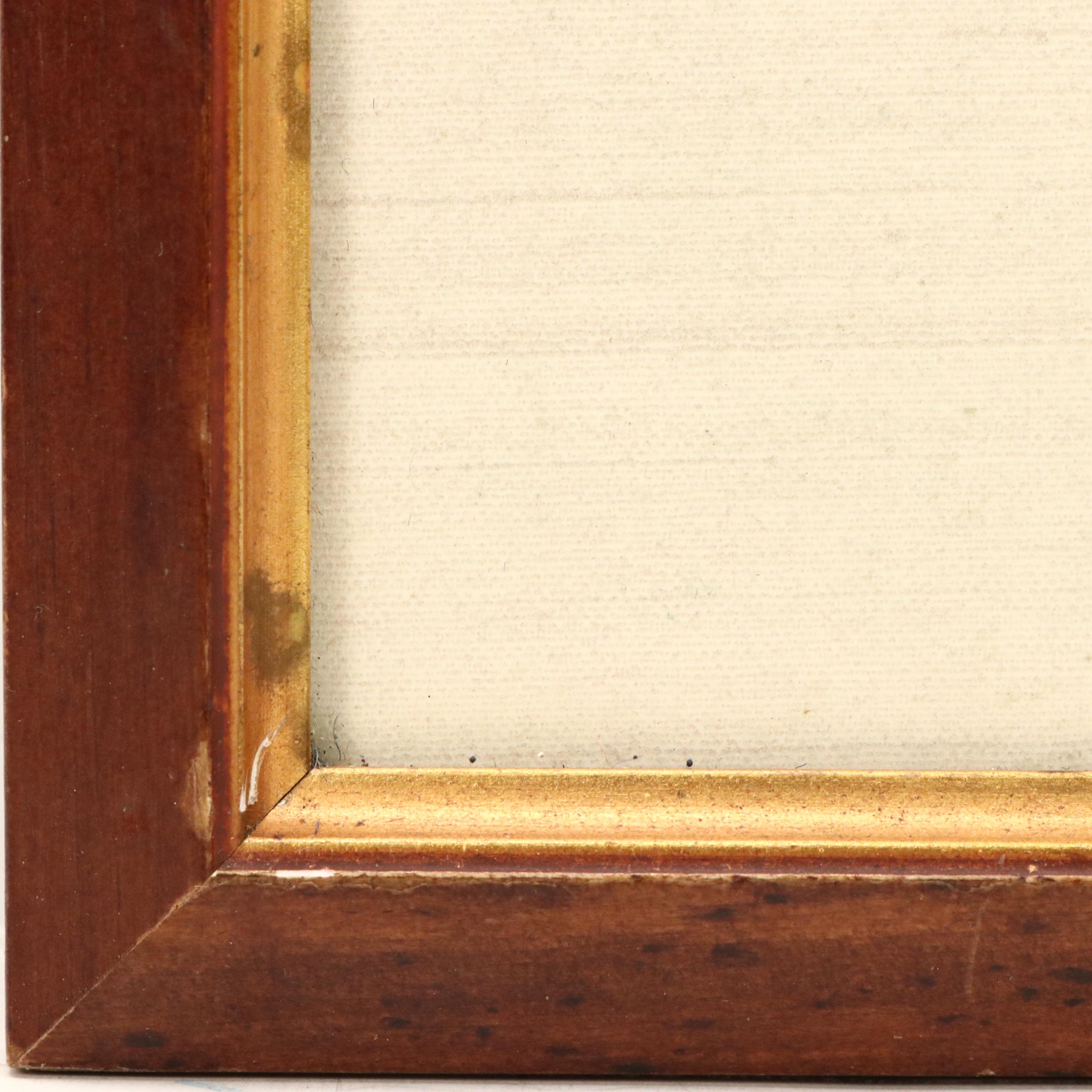 William E. Snowden, Jr. Colored Etching "Painted Buntings," 20th Century