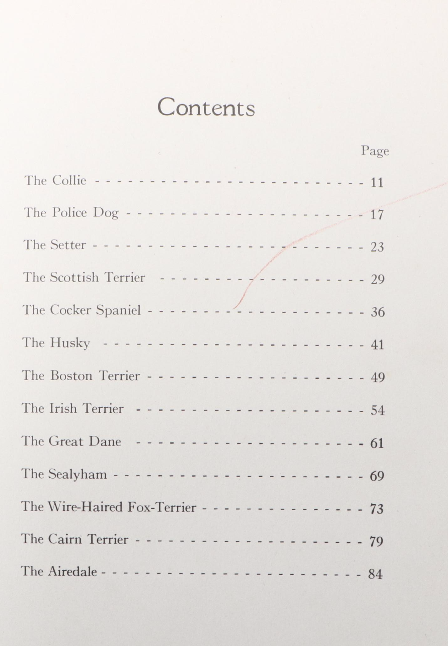 Illustrated "The Dog Book" by Diana Thorne and Albert P. Terhune and More