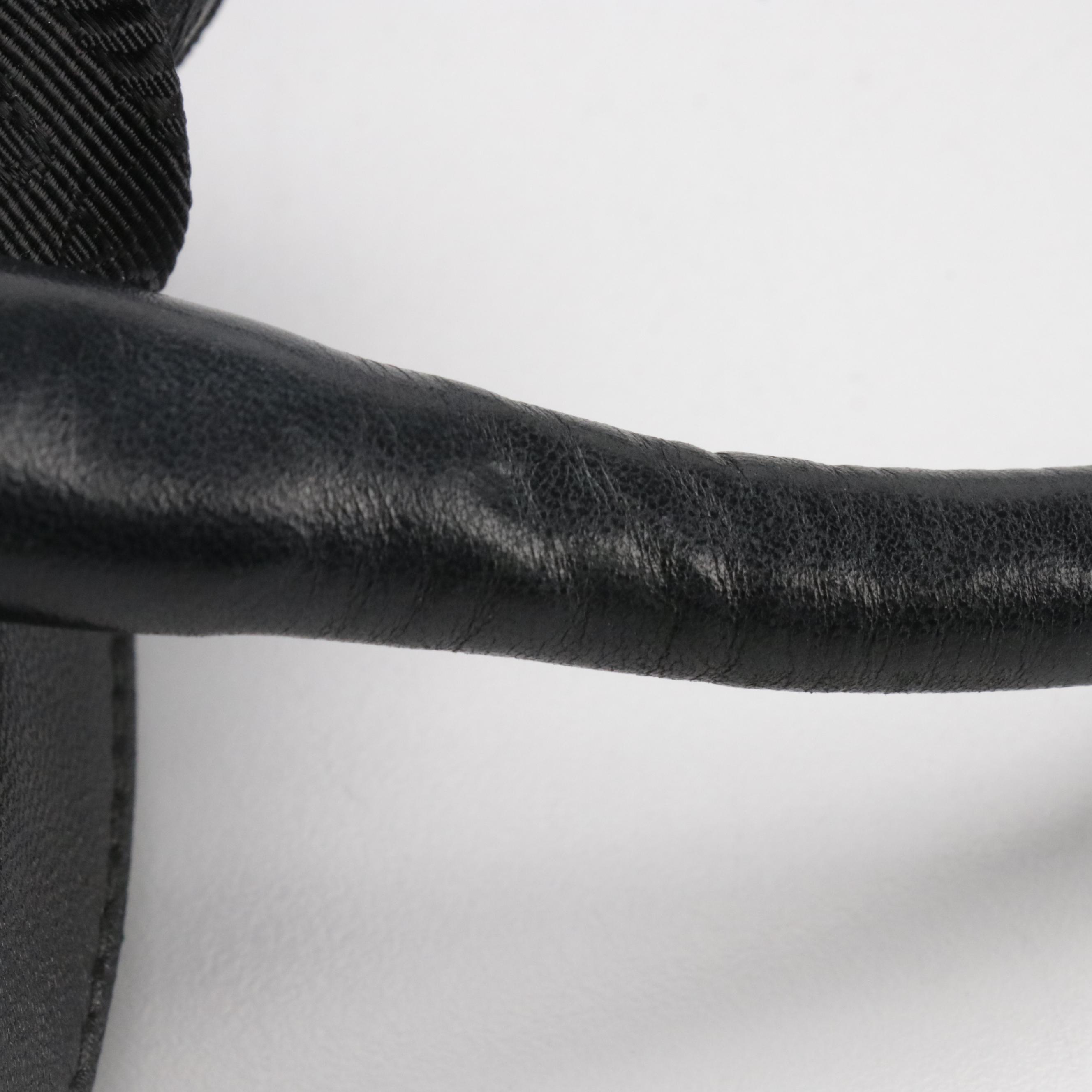 Prada Gaufre Black Nappa Leather Two-Way Bag