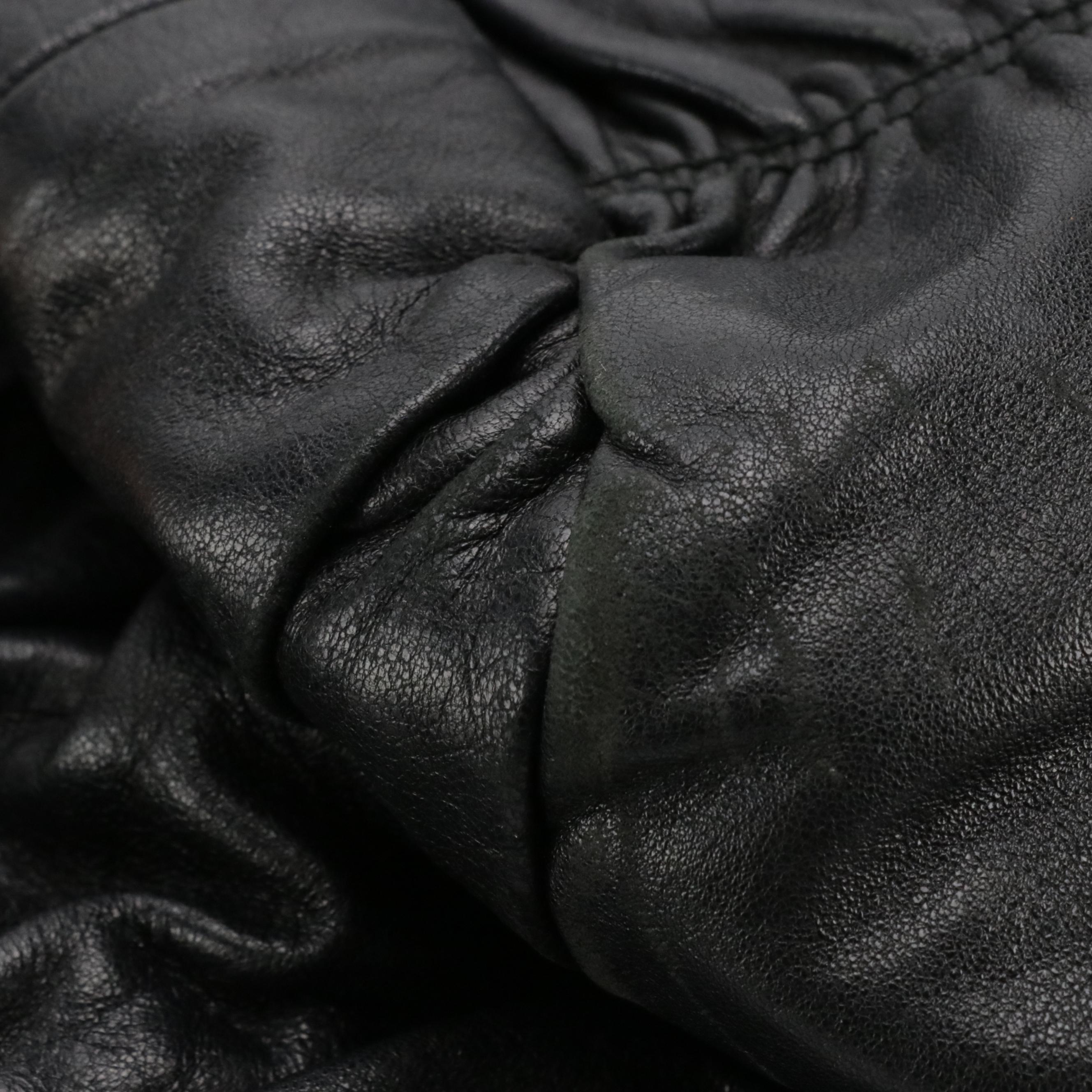 Prada Gaufre Black Nappa Leather Two-Way Bag