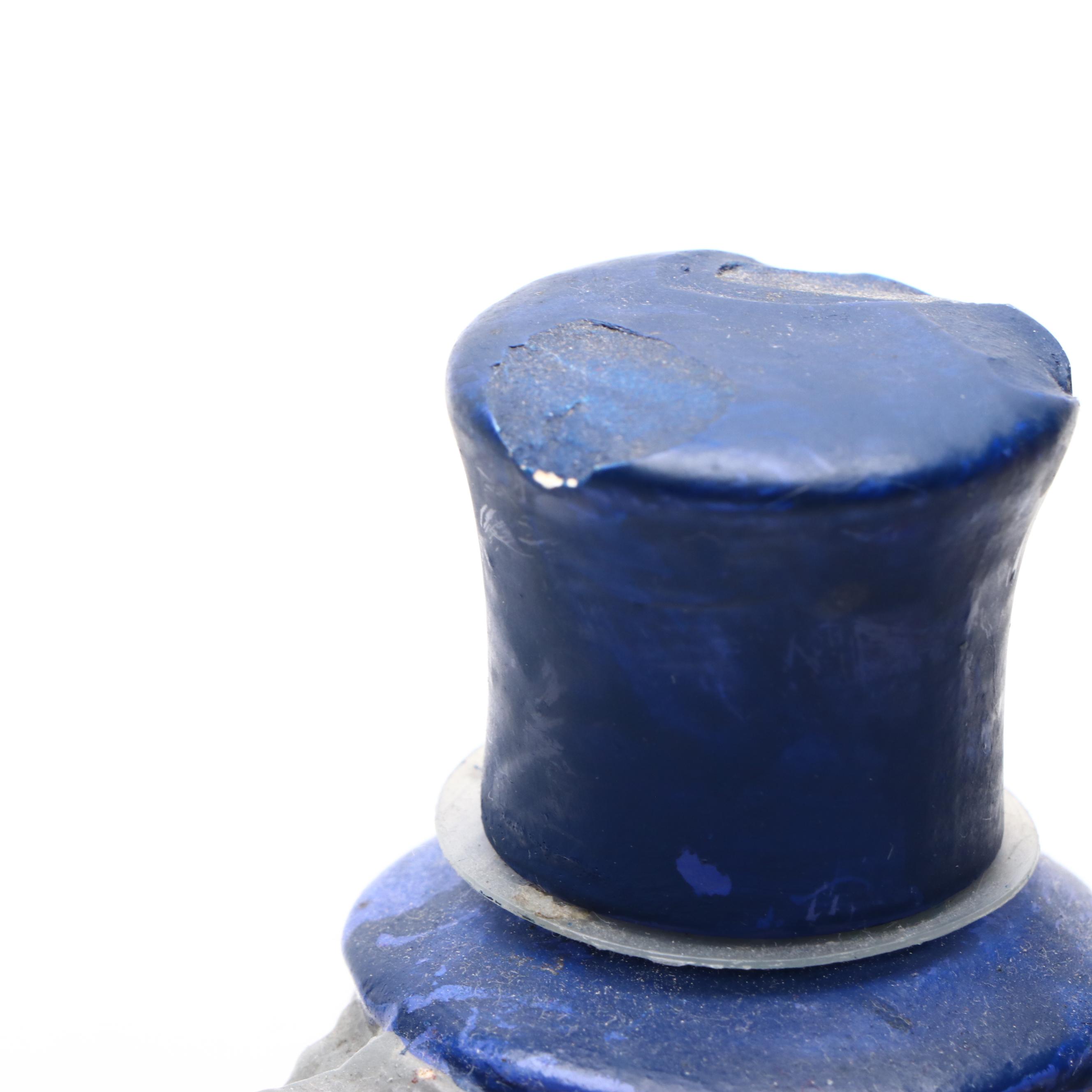 American Political Elephant and Donkey Mascot Figural Ceramic Decanters