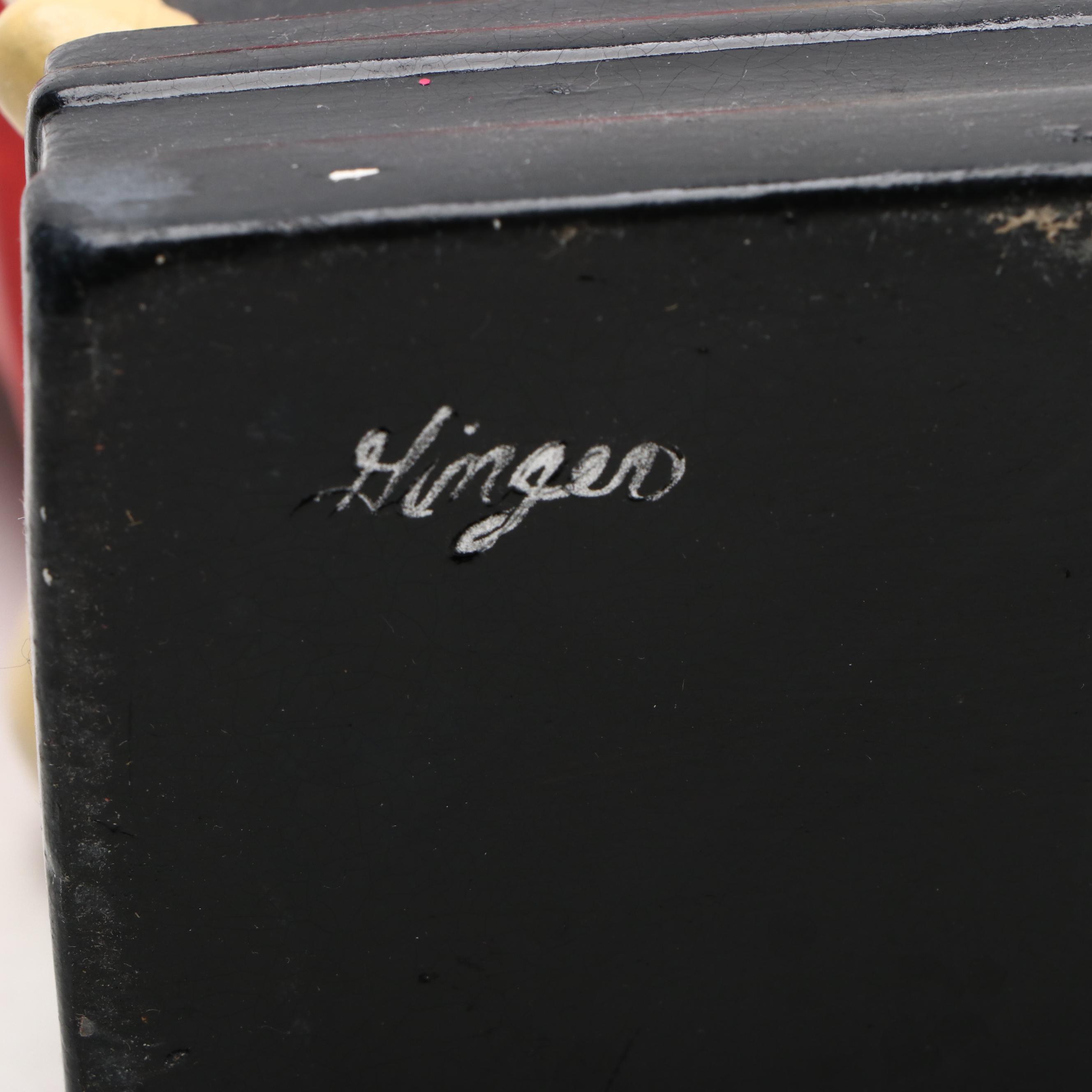 American Political Elephant and Donkey Mascot Figural Ceramic Decanters