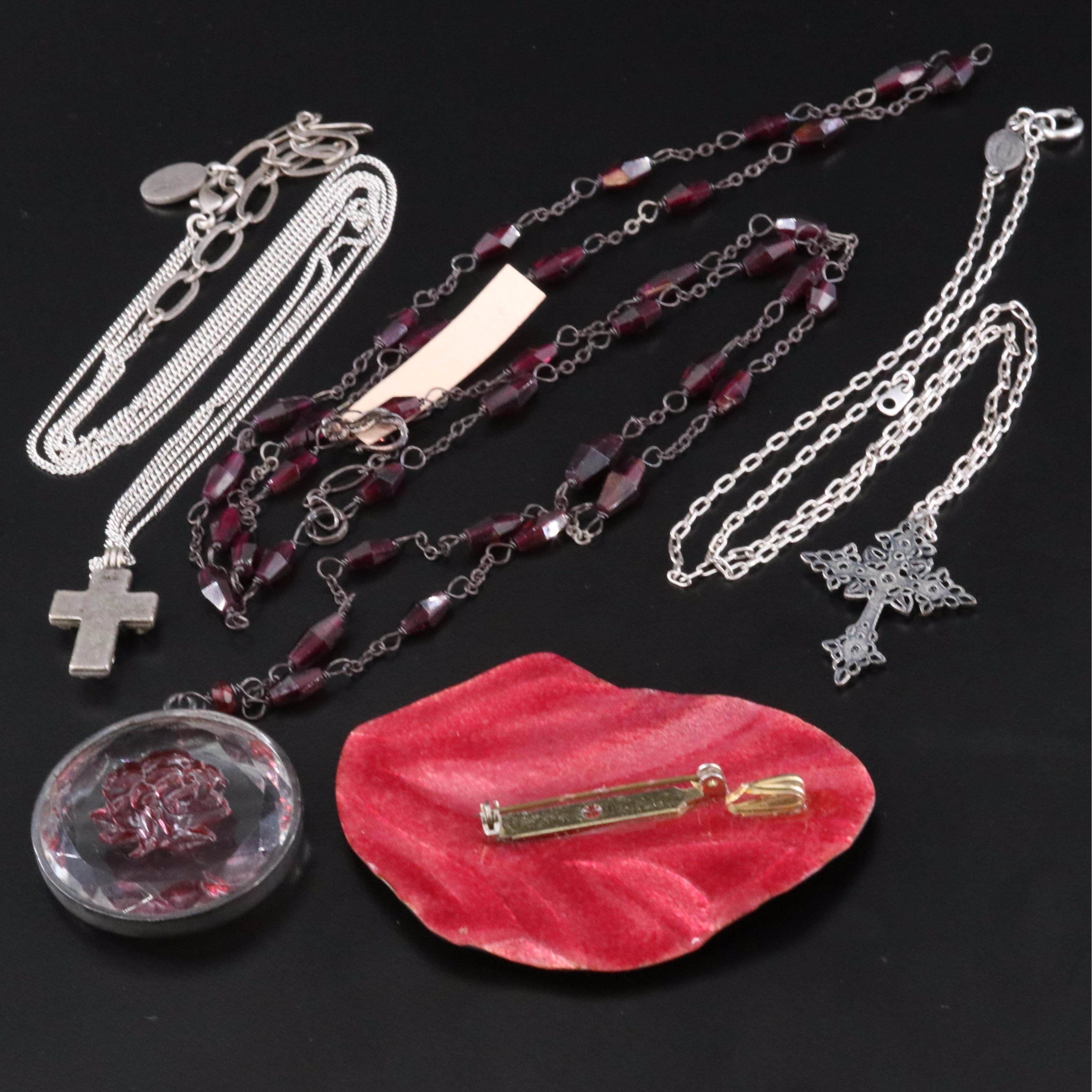 Necklaces and Brooch Including Michal Golan, Robin Woodard and Catherine Popesco