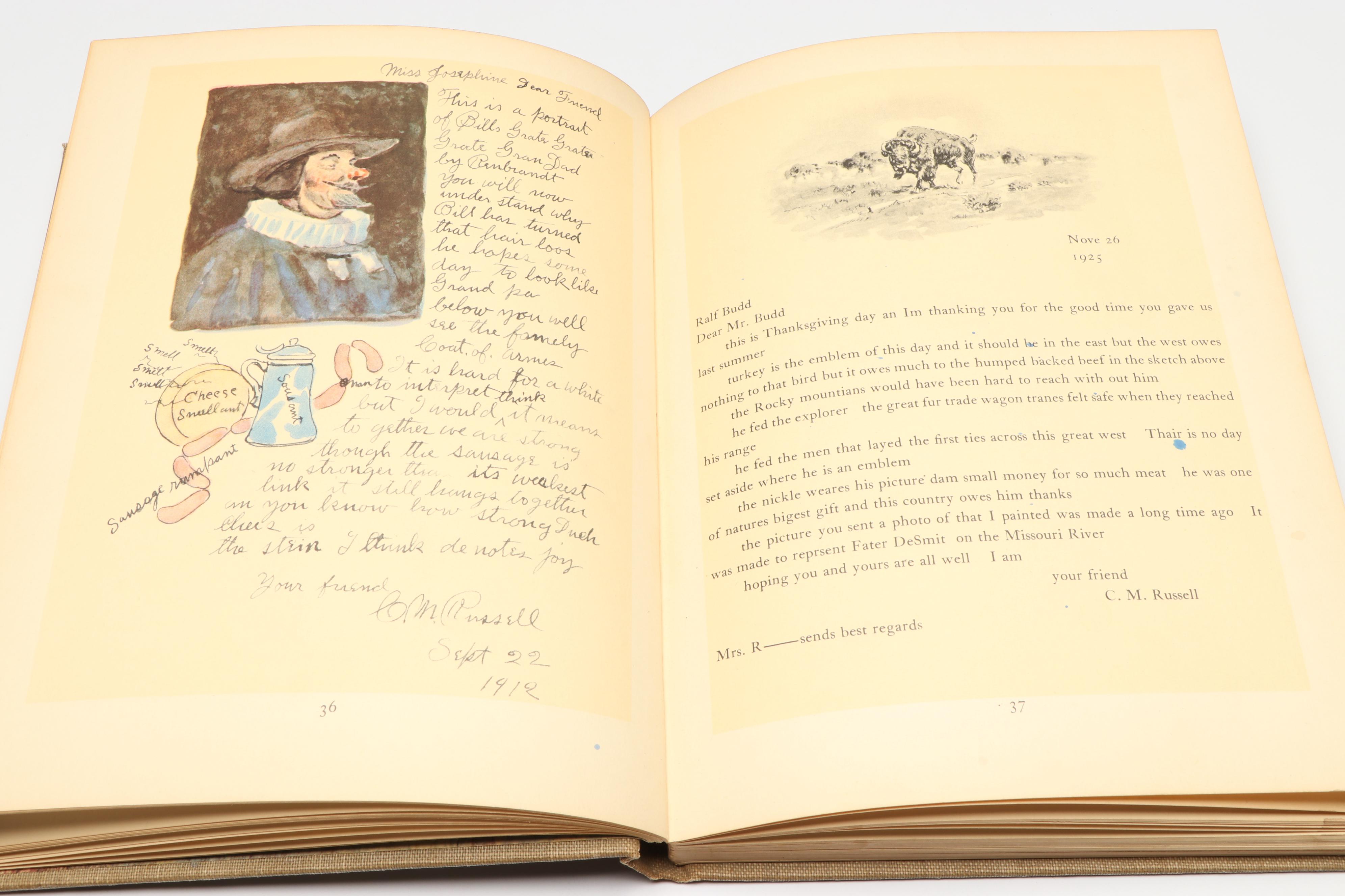 Illustrated "Good Medicine: Memories of the Real West" by Charles M. Russell