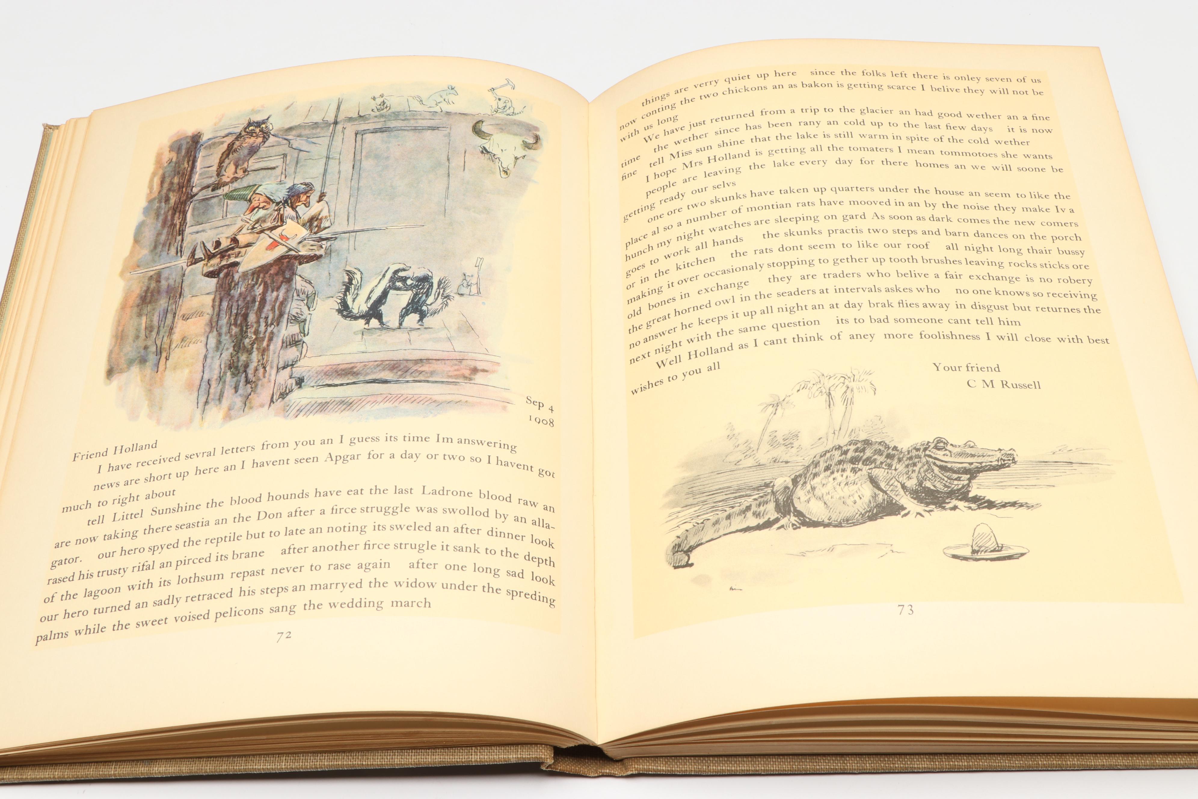 Illustrated "Good Medicine: Memories of the Real West" by Charles M. Russell