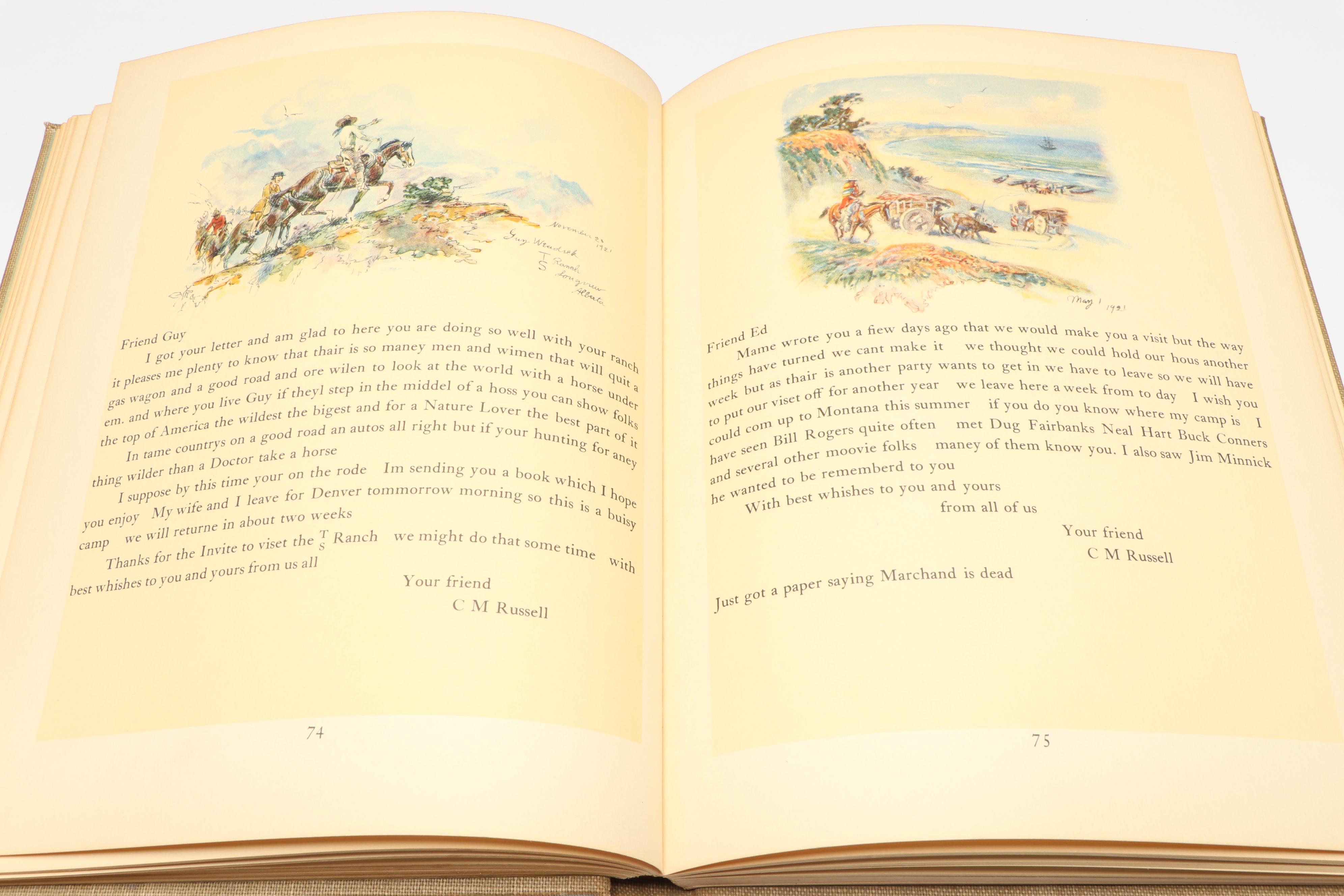 Illustrated "Good Medicine: Memories of the Real West" by Charles M. Russell