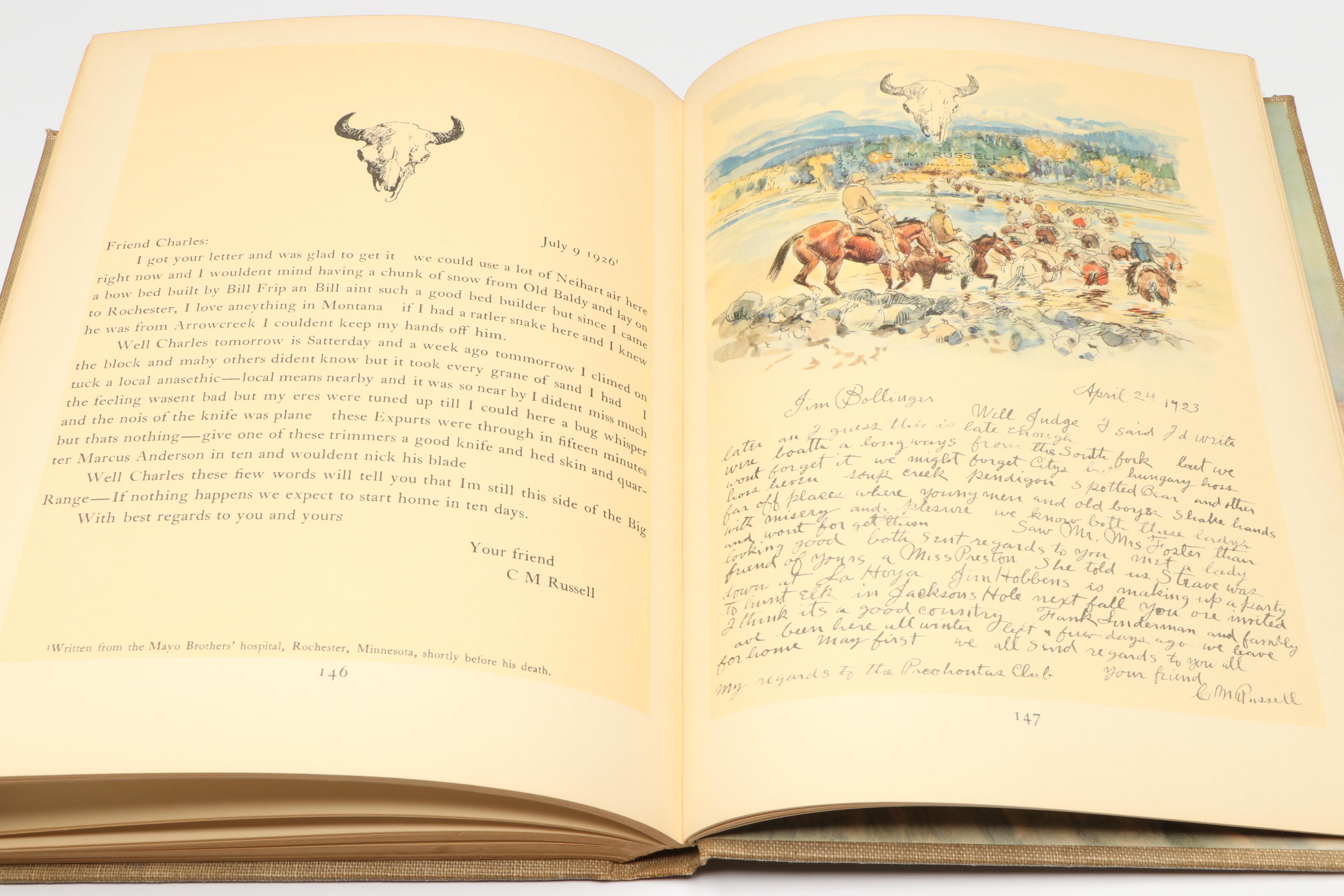 Illustrated "Good Medicine: Memories of the Real West" by Charles M. Russell