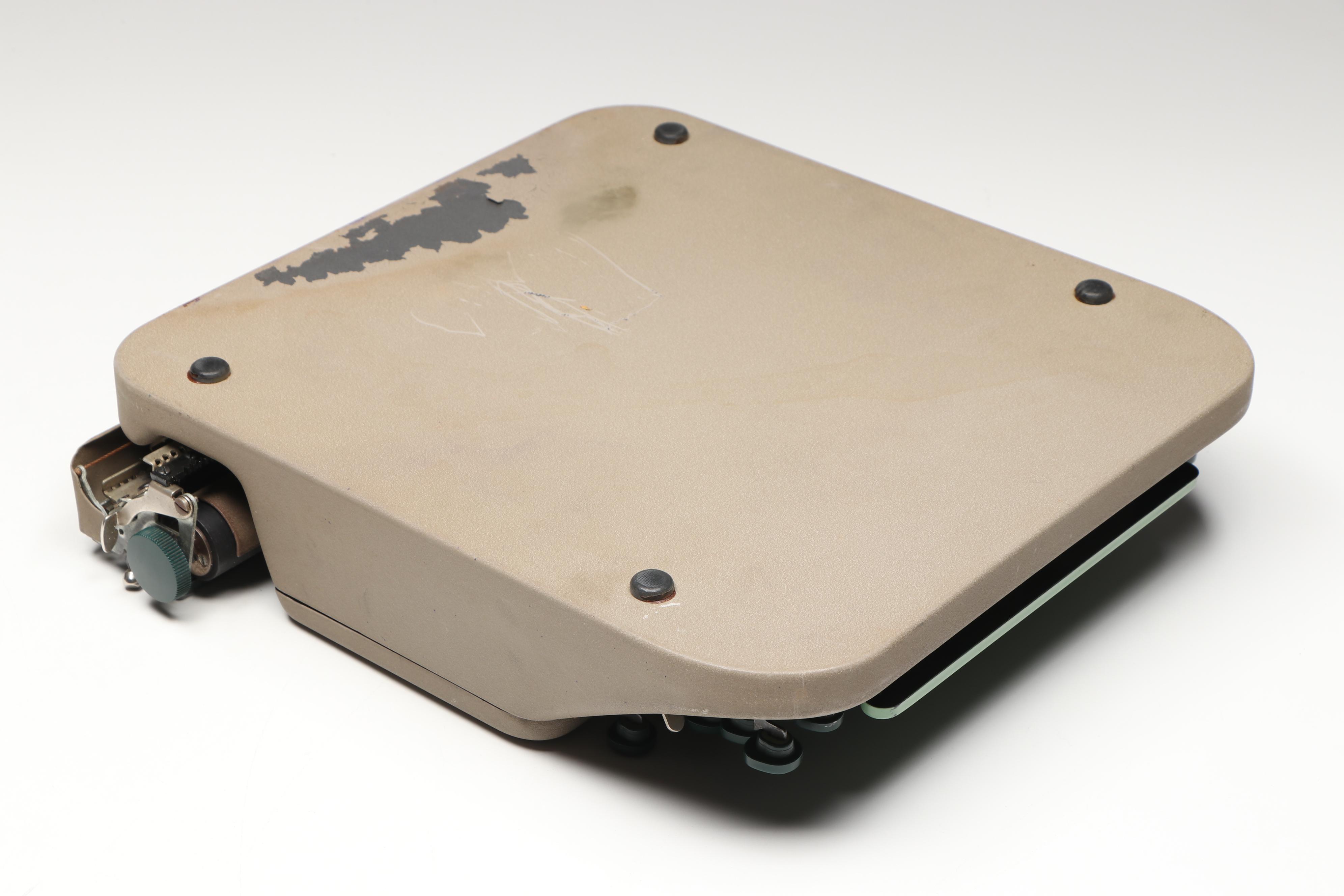 Tower Chieftan II Typewriter with Carrying Case, Mid-20th C.