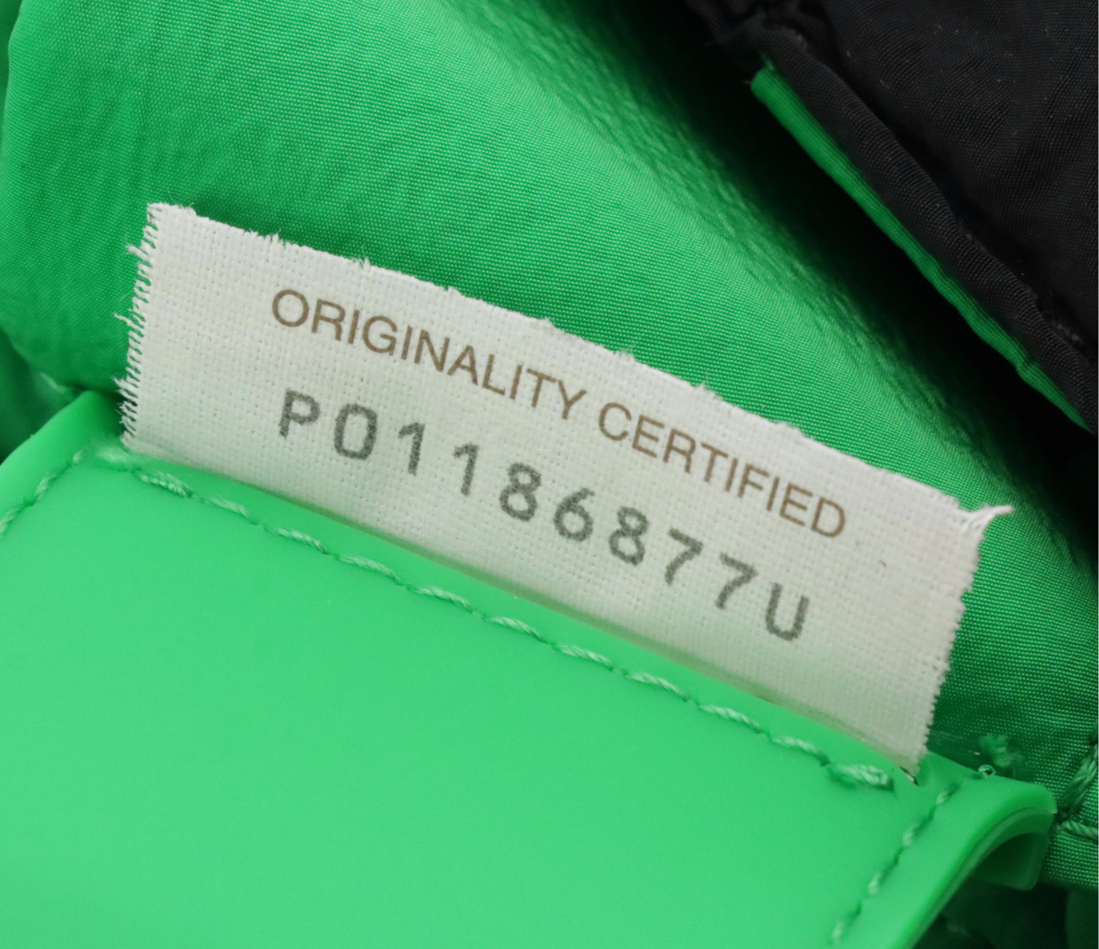 Bottega Veneta Mini Padded Tech Cassette Belt/Sling Bag in Black Intreccio Nylon