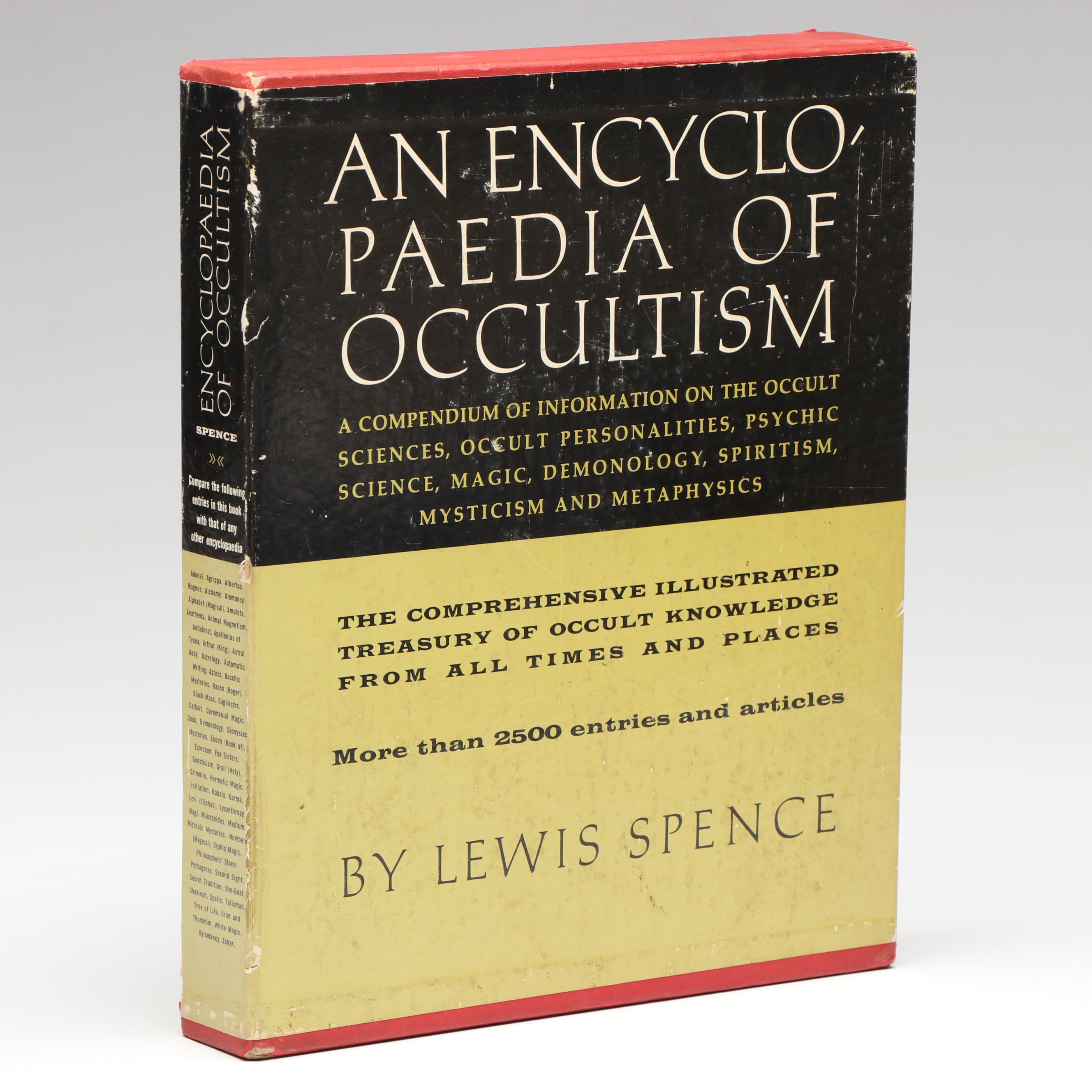Illustrated "An Encyclopaedia of Occultism" by Lewis Spence, 1960