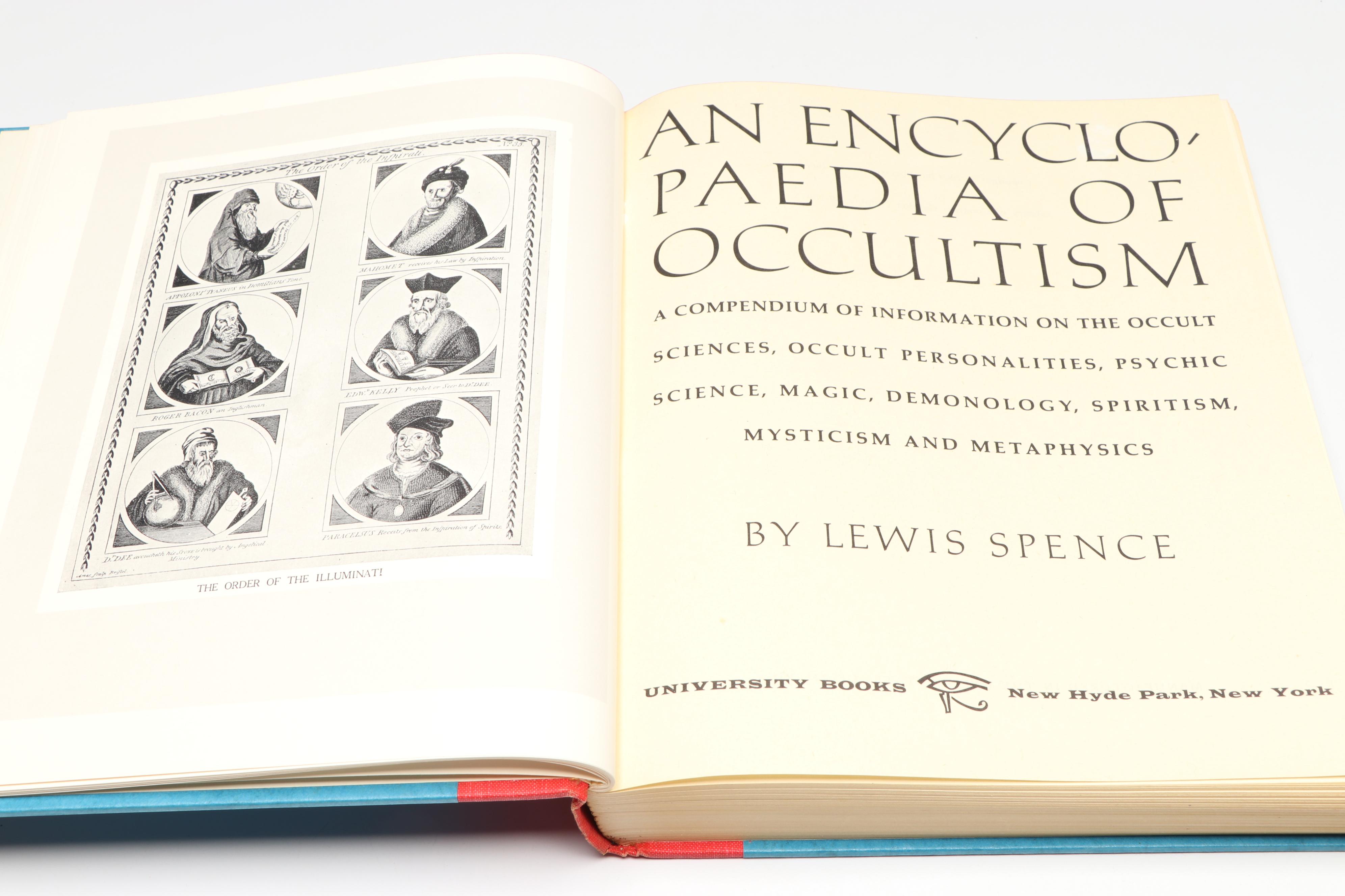 Illustrated "An Encyclopaedia of Occultism" by Lewis Spence, 1960