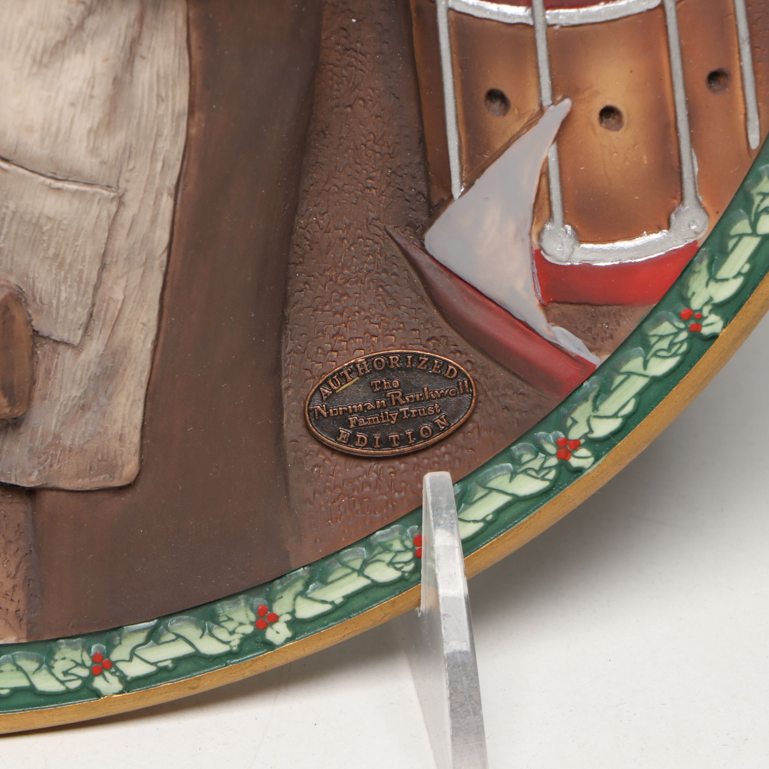 Knowles Plates After Norman Rockwell with Other Collectors Plates