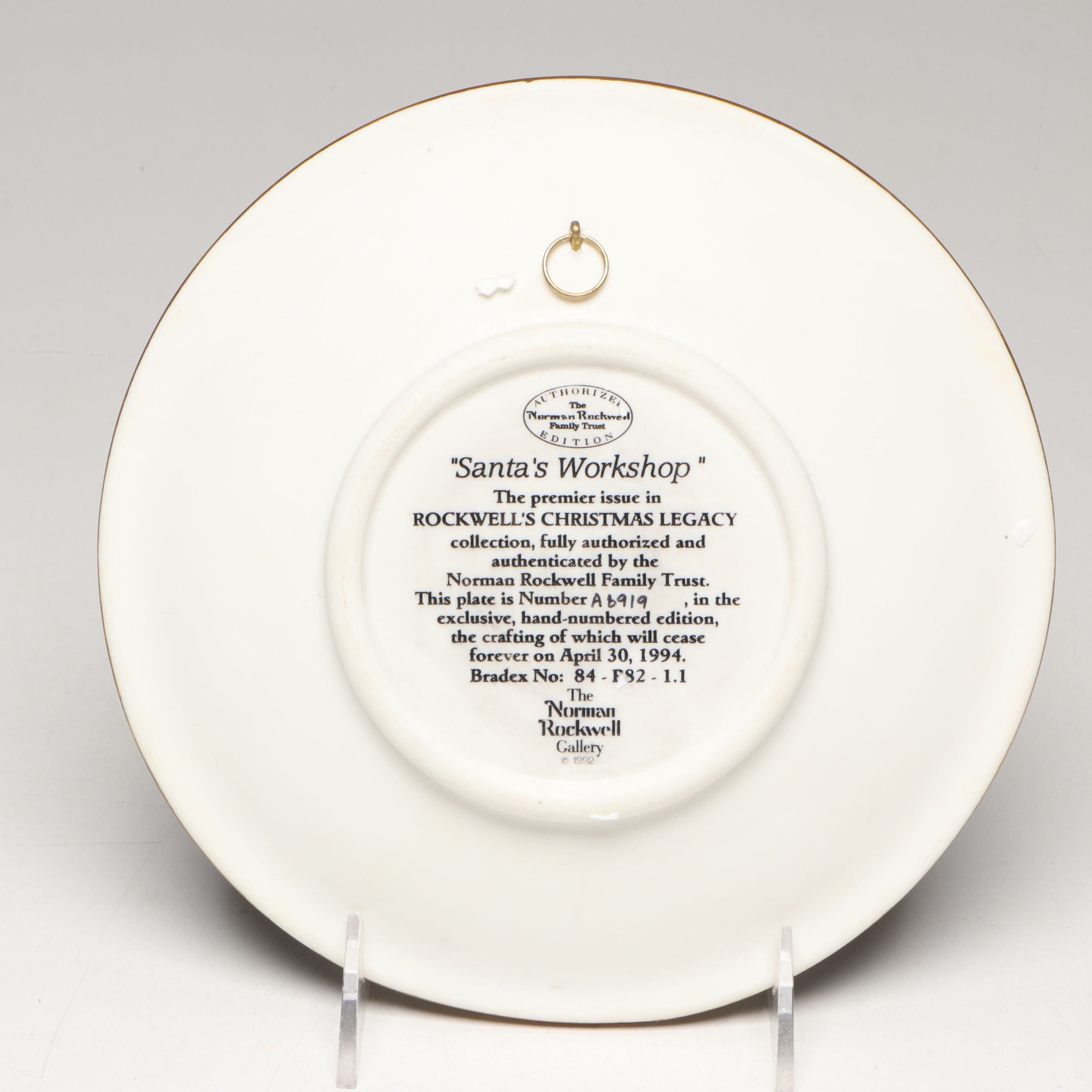 Knowles Plates After Norman Rockwell with Other Collectors Plates