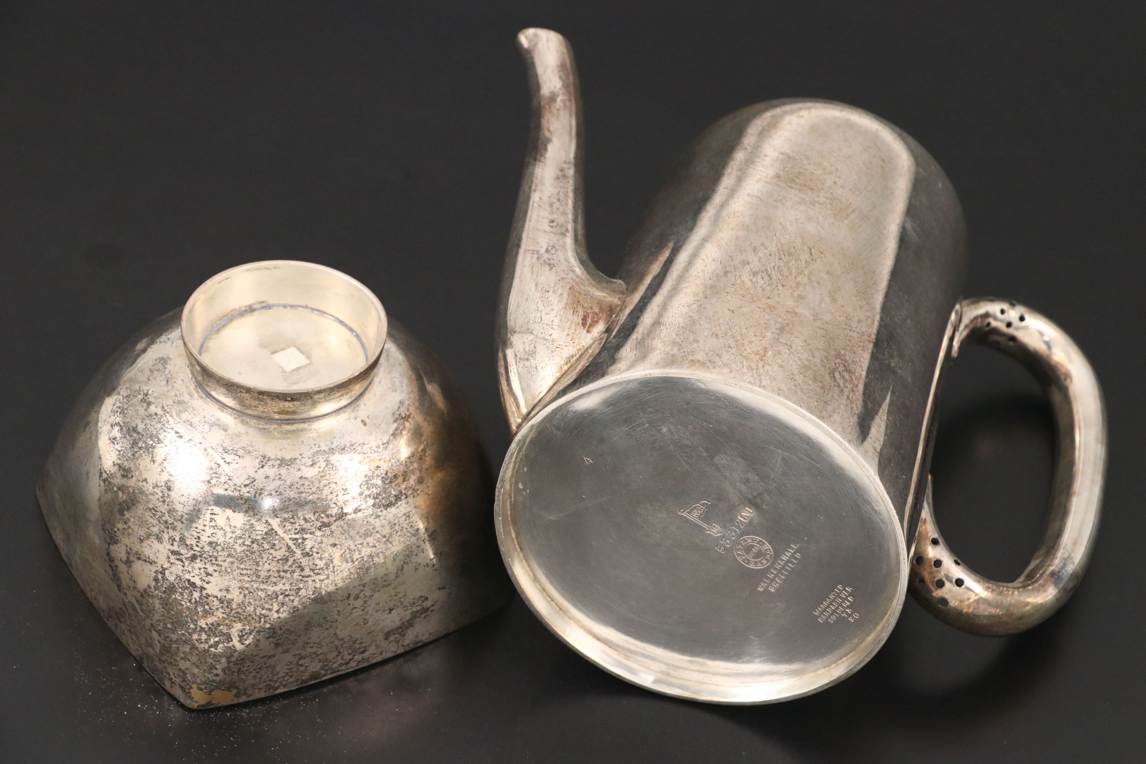 Stanley Hotel Washington Pitcher with Mirrored Tray and Silver Plate Serveware