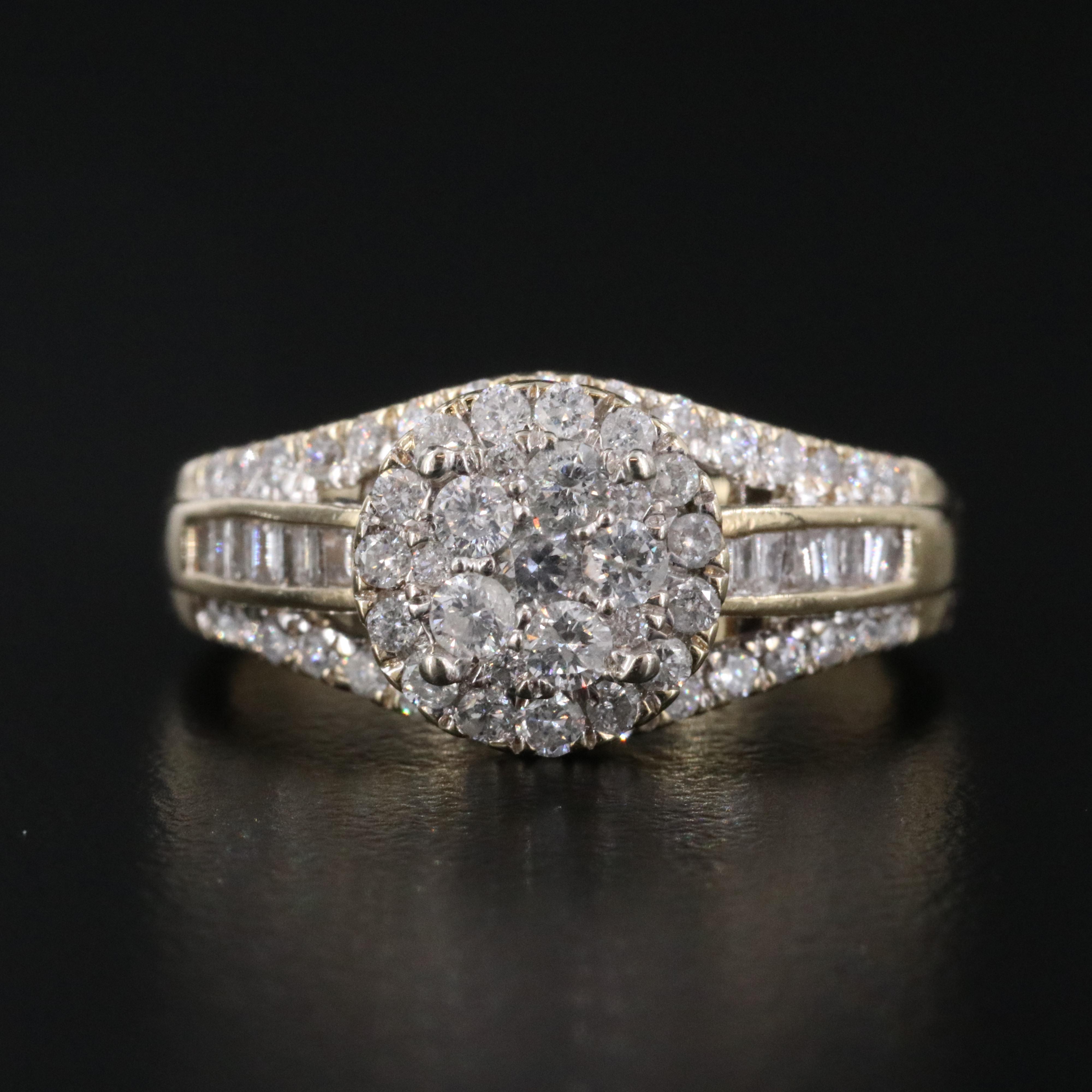 10K 1.02 CTW Diamond Ring