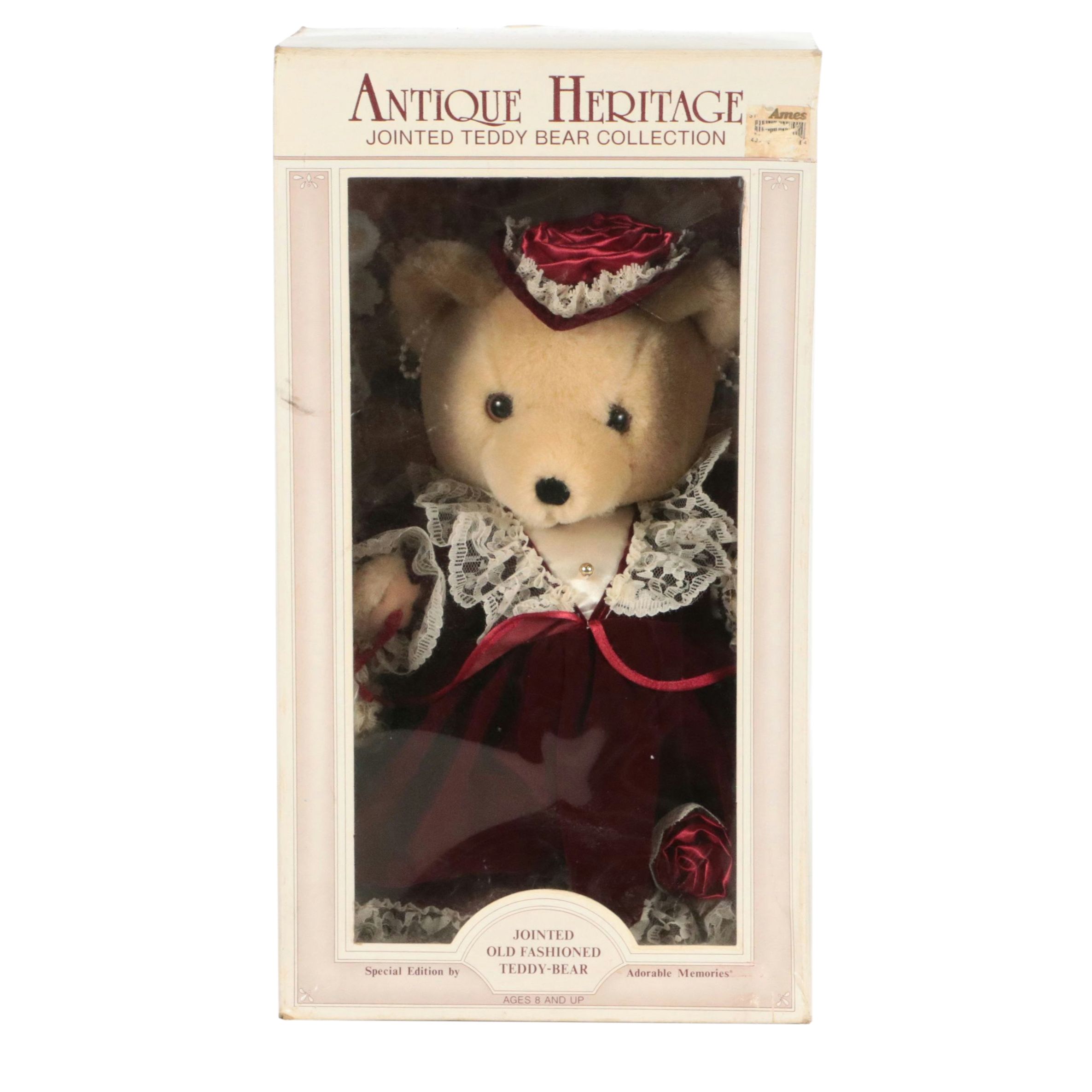 Antique Heritage Victorian Lady Jointed Teddy Bear