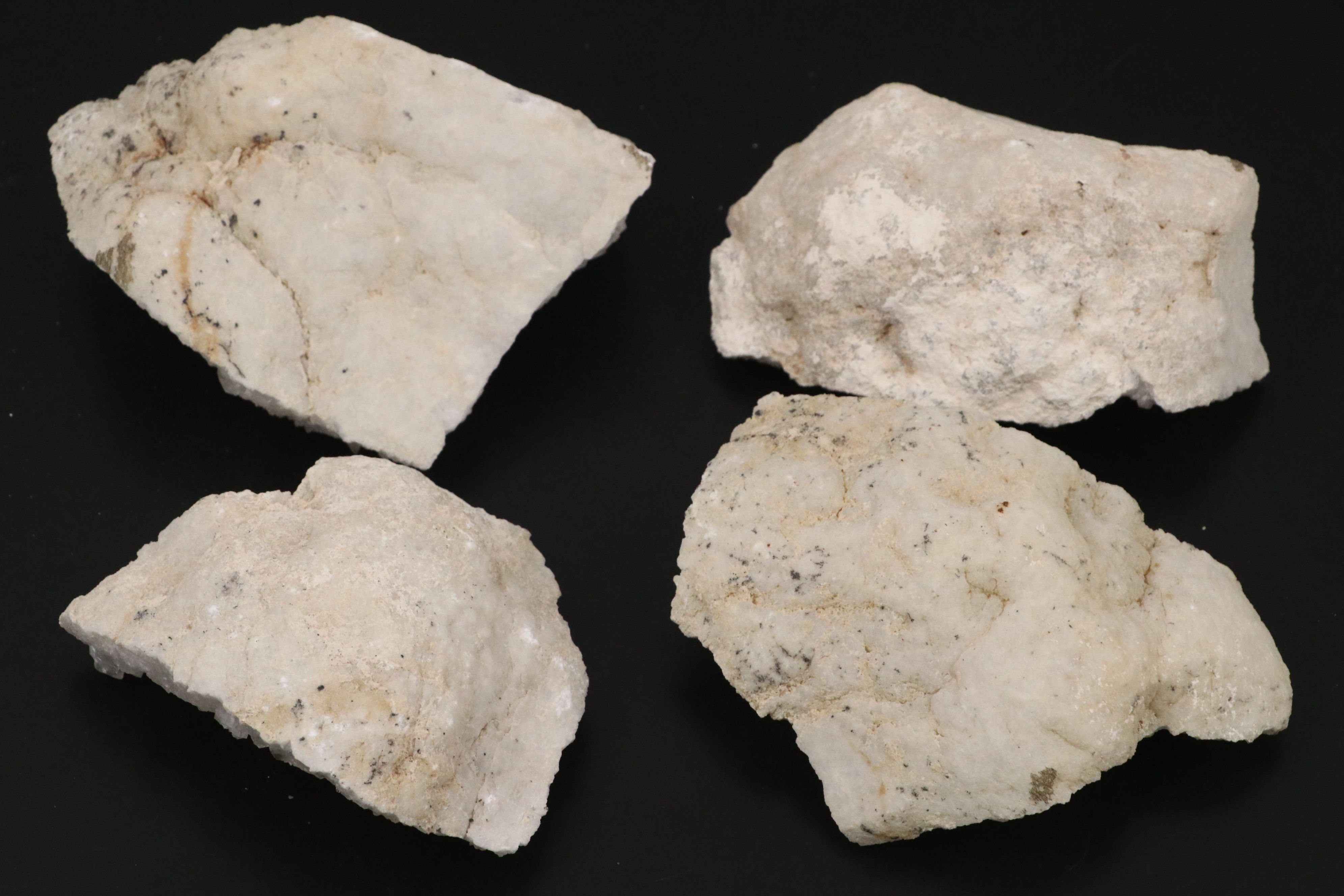 White Quartz Crystal Geode Specimen with Fragments