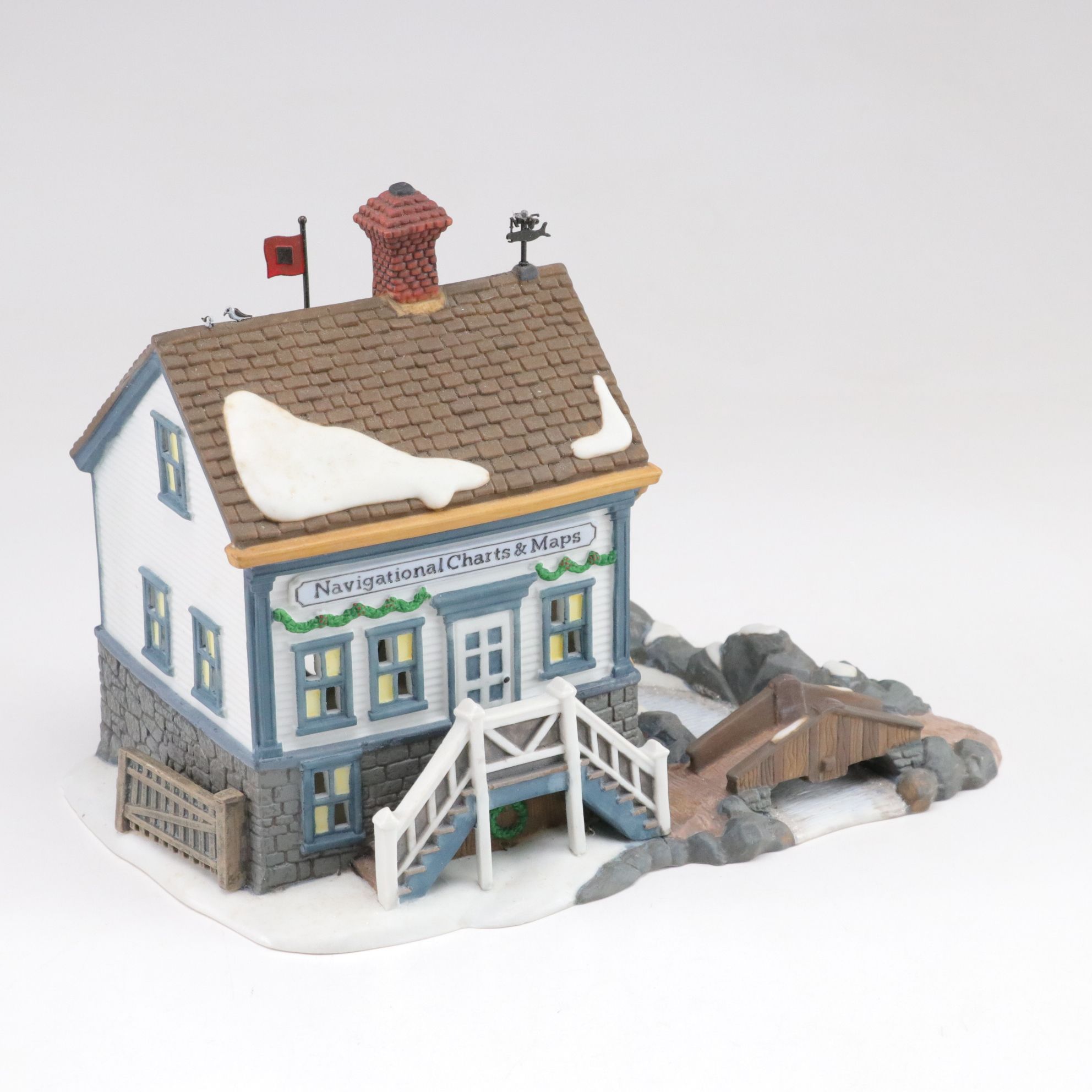 Dept. 56 "Von Trapp Villa" with "City Globe" and More Christmas Village Houses