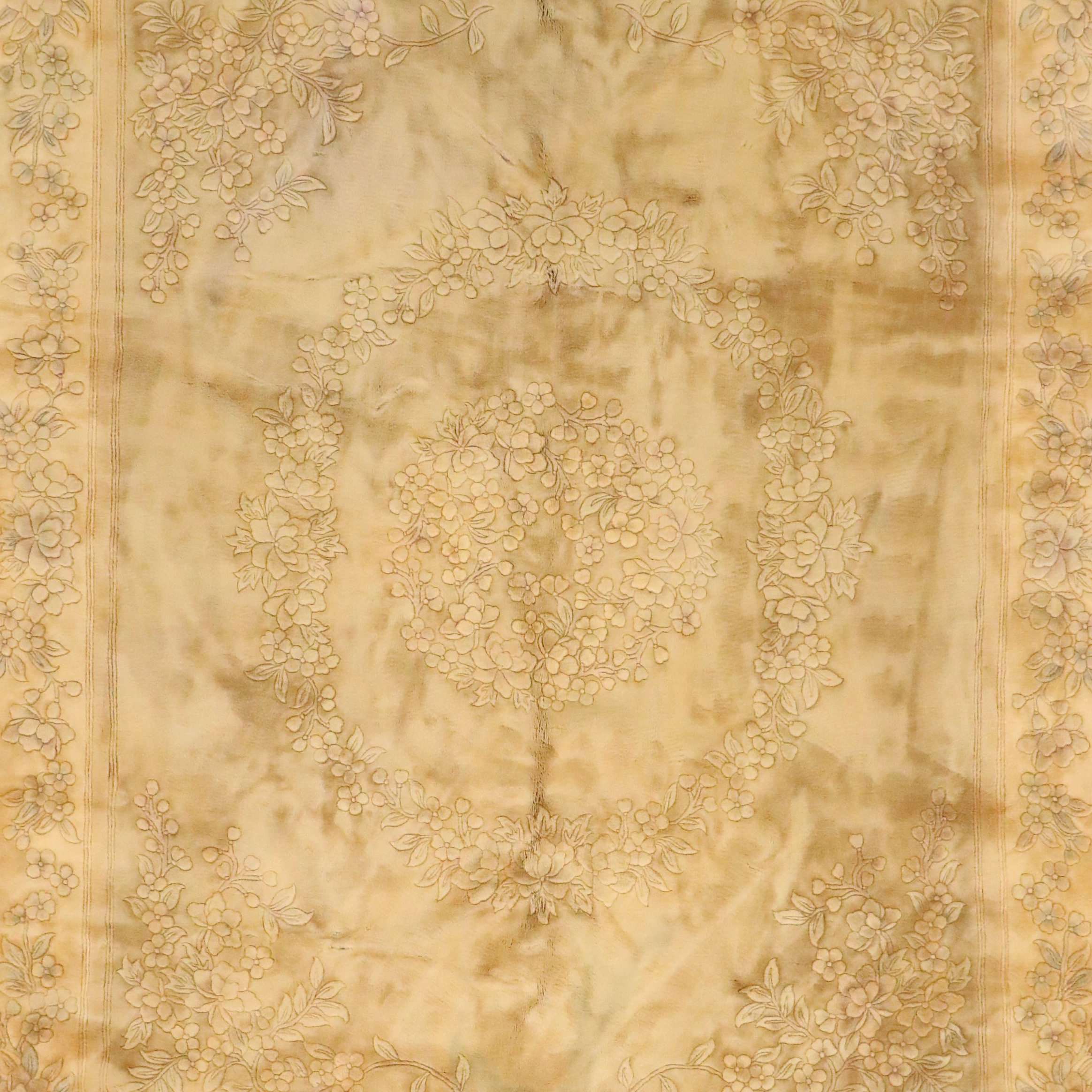 7'11 x 10'9 Hand-Knotted Chinese Peking Overdyed Area Rug