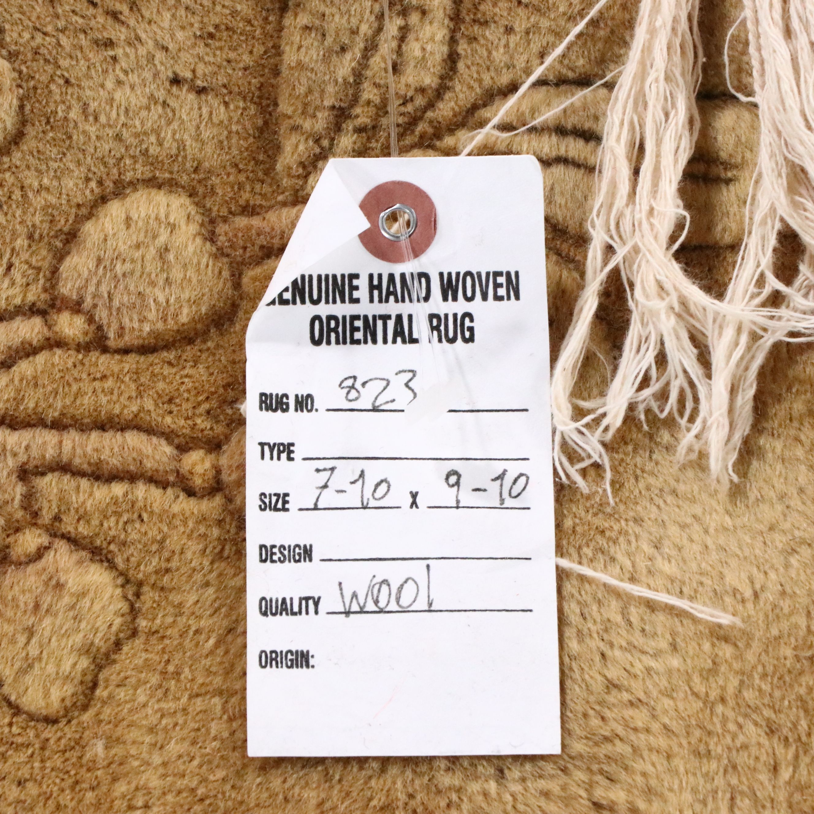 7'11 x 10'9 Hand-Knotted Chinese Peking Overdyed Area Rug