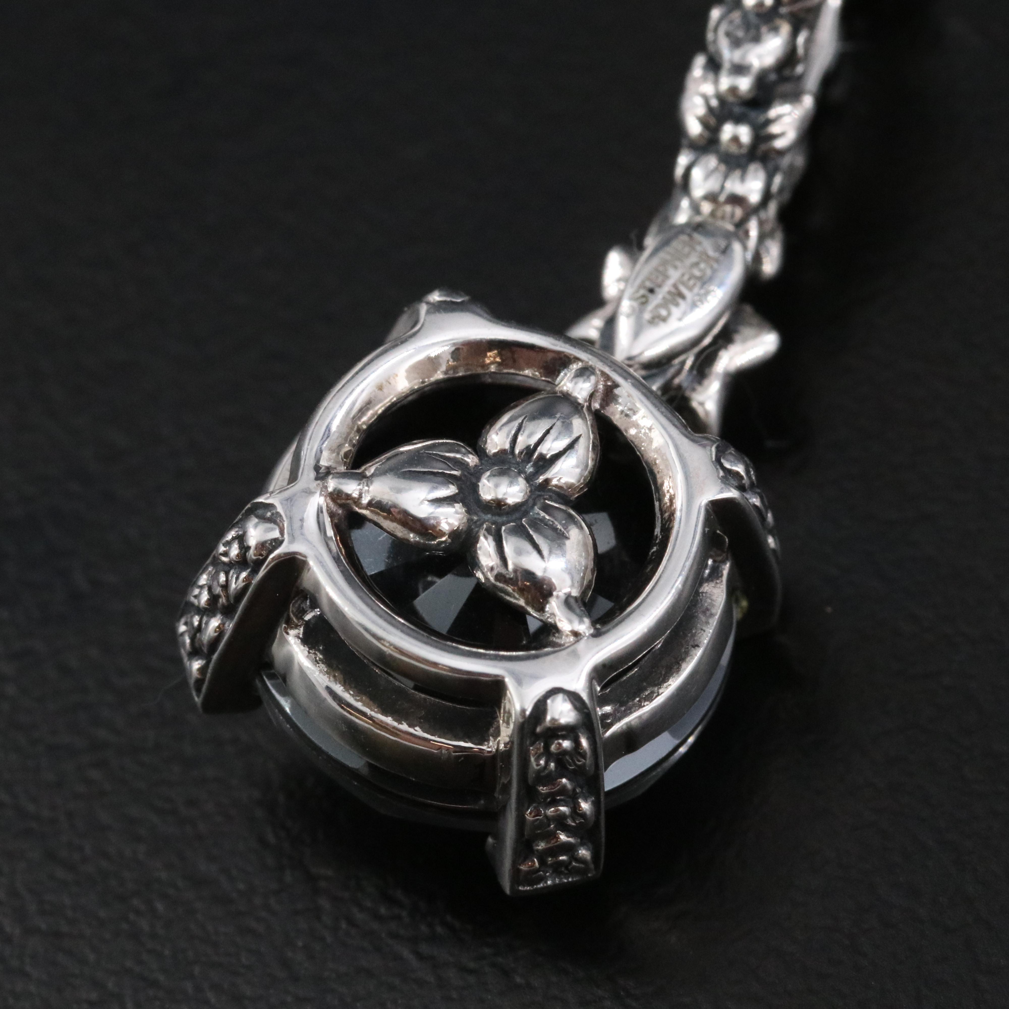 Stephen Dweck "Garden of Stephen" Quartz, Mother-of-Pearl & Hematite Necklace