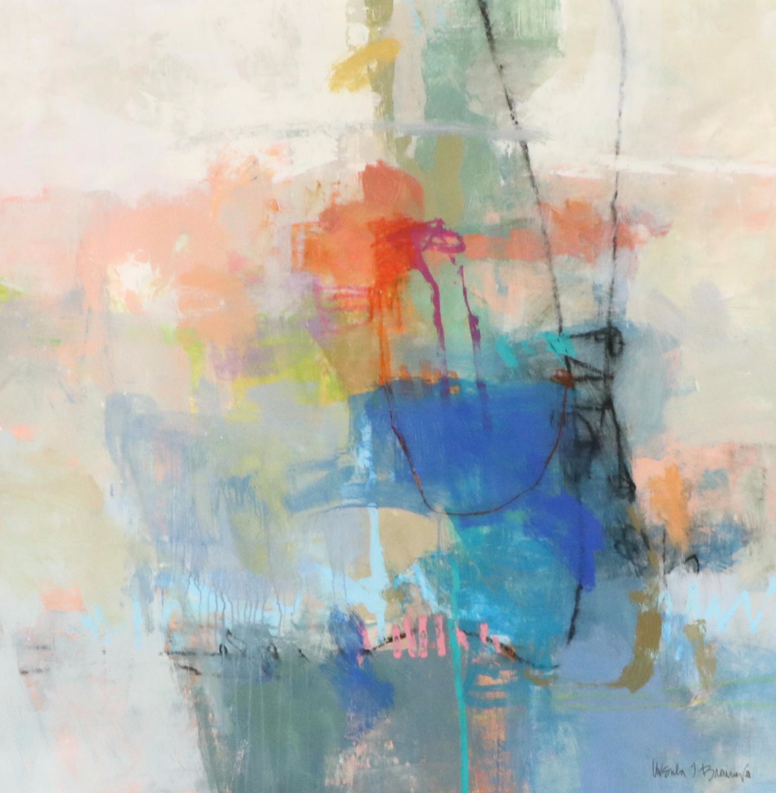 Ursula Brenner Abstract Mixed Media Painting