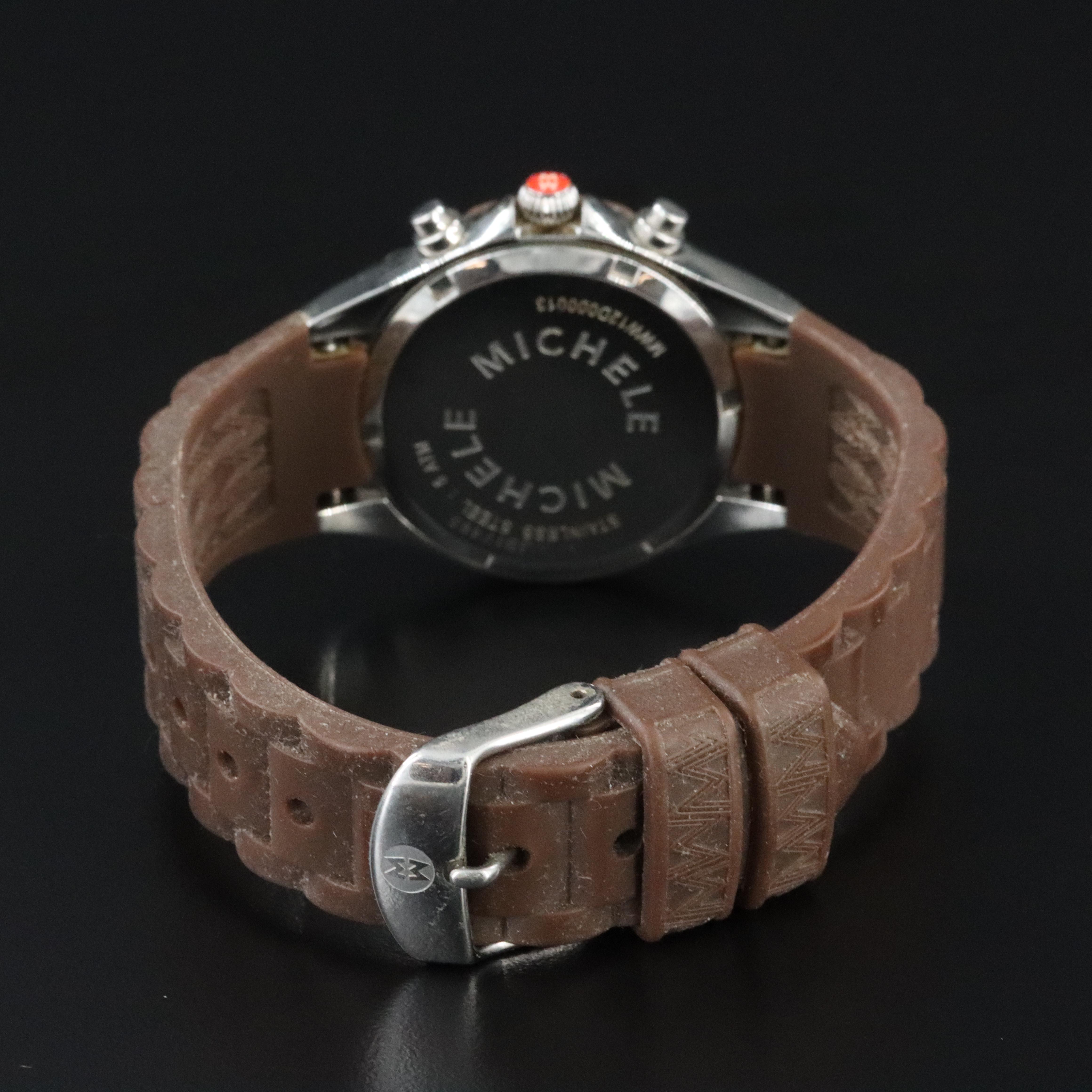 Michele Tahitian Jelly Bean Chronograph Quartz Watch