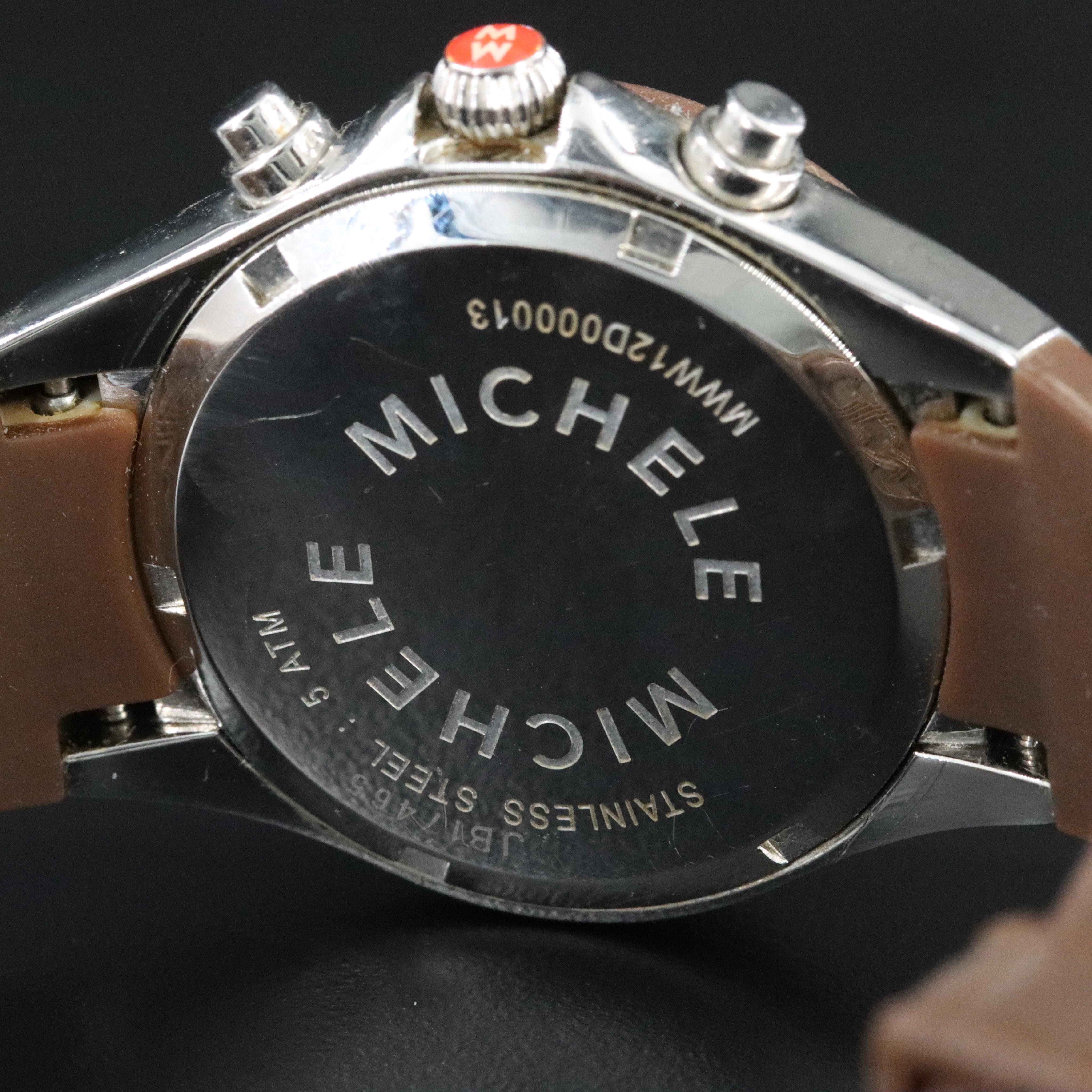 Michele Tahitian Jelly Bean Chronograph Quartz Watch