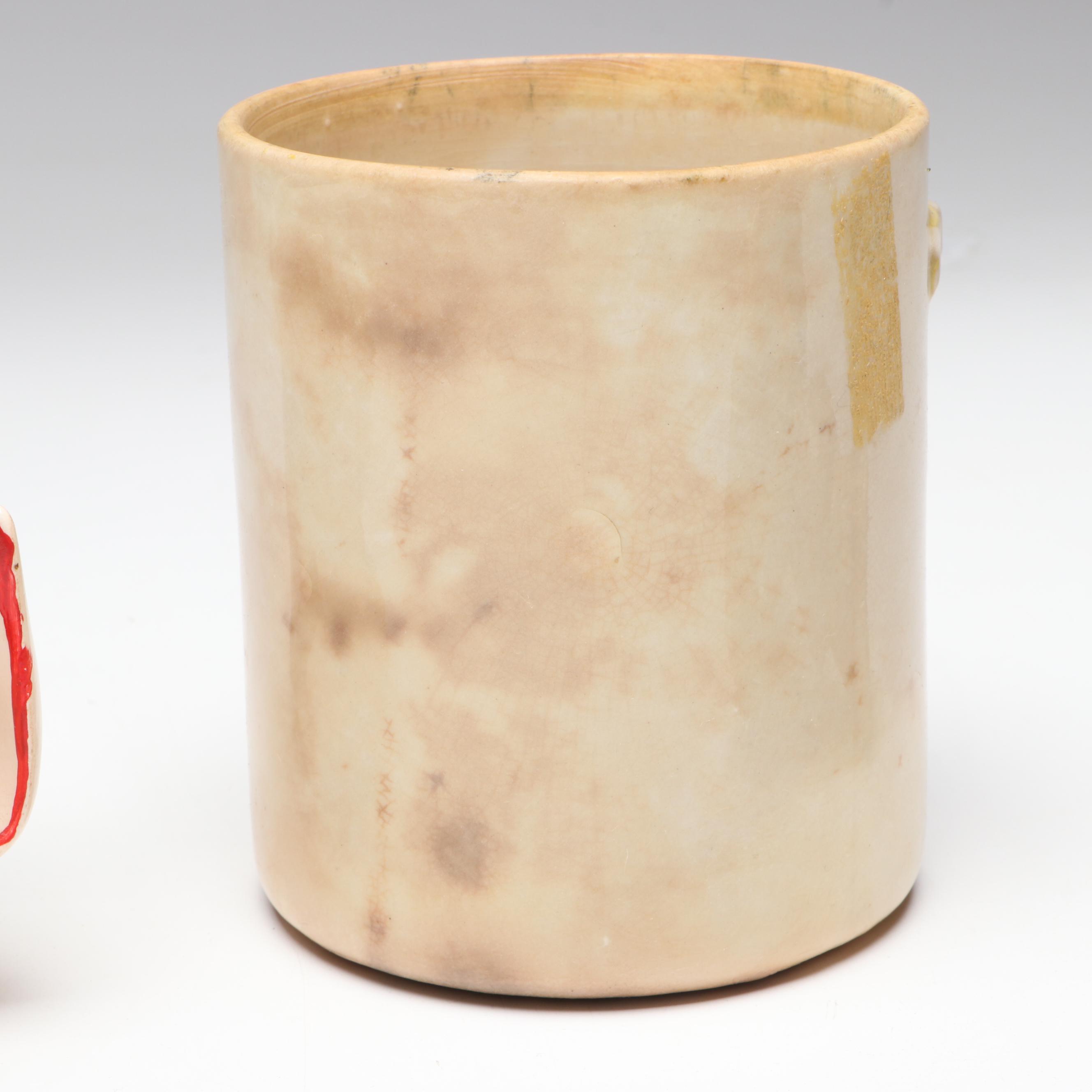 Japanese Ceramic Chefs and Enesco Elf Jars, Mid-20th Century