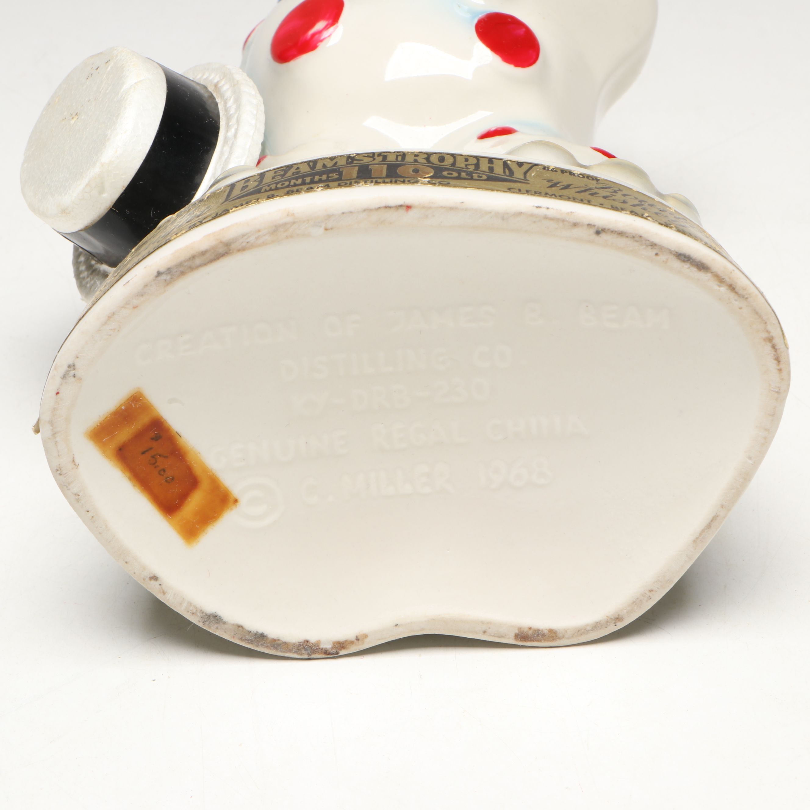 Jim Beam Democrat Donkey and Republican Elephant Ceramic Decanters, 1960s