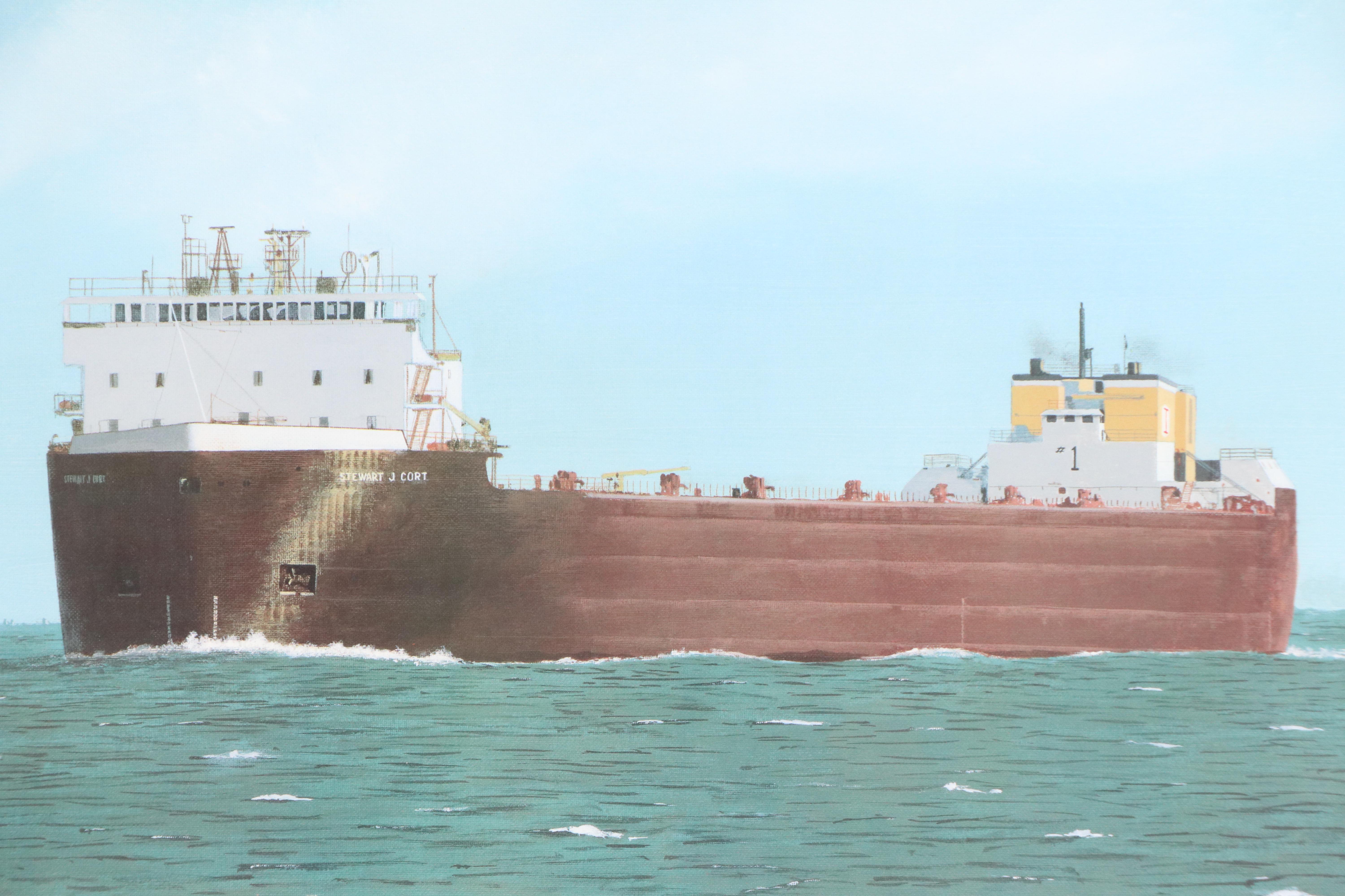 James Clary Offset Lithograph With Graphite Remarque "Stewart J. Cort"