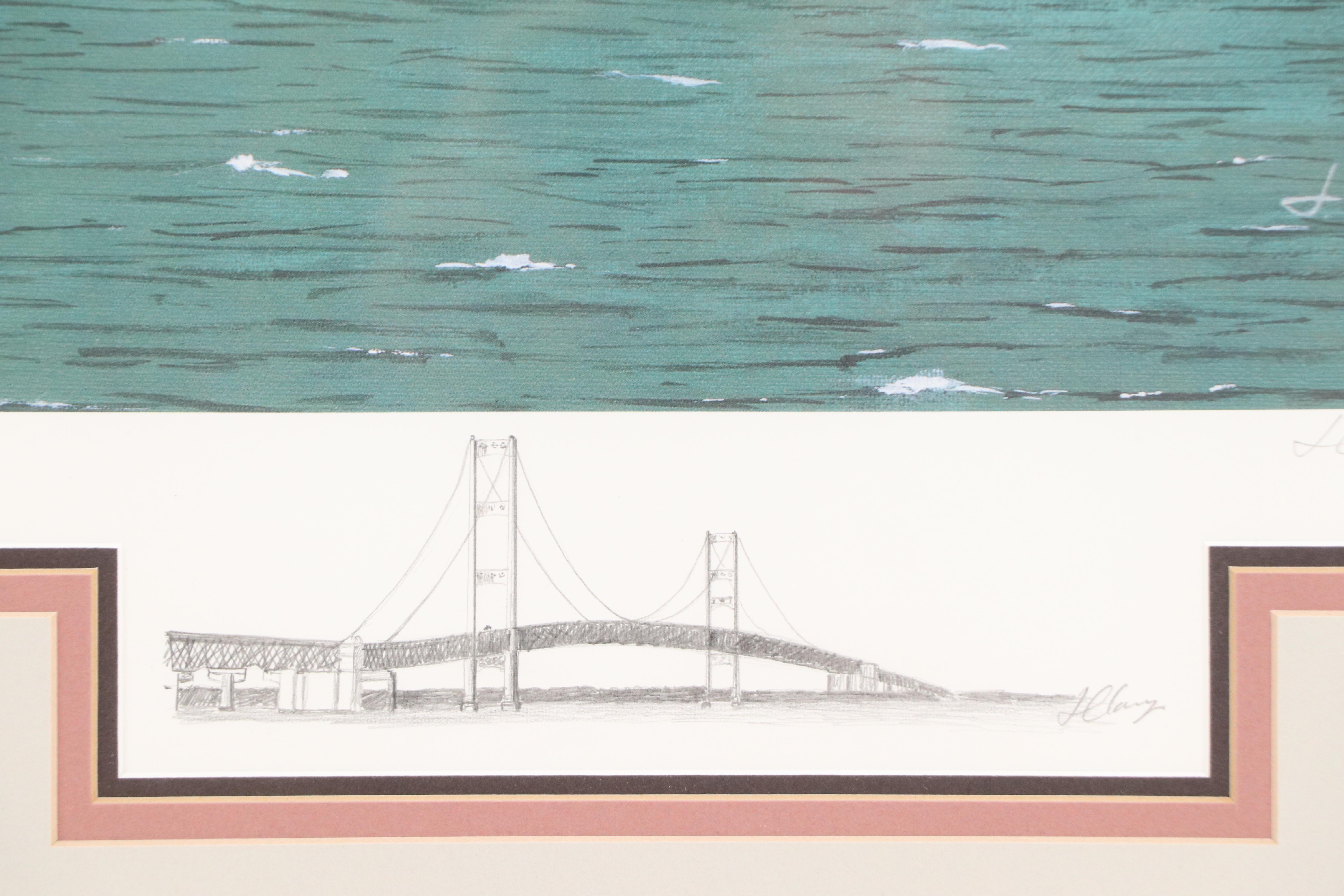 James Clary Offset Lithograph With Graphite Remarque "Stewart J. Cort"