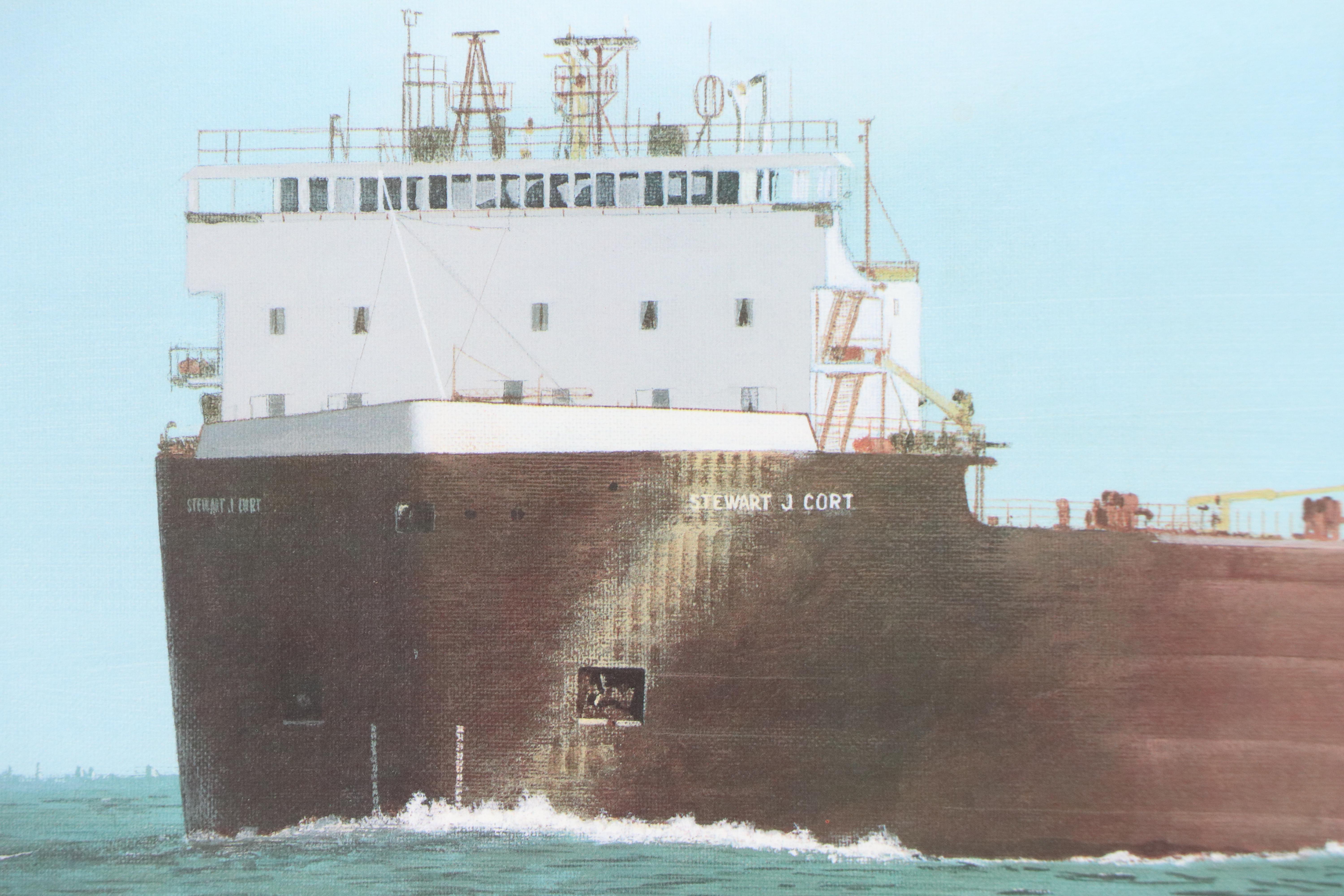 James Clary Offset Lithograph With Graphite Remarque "Stewart J. Cort"