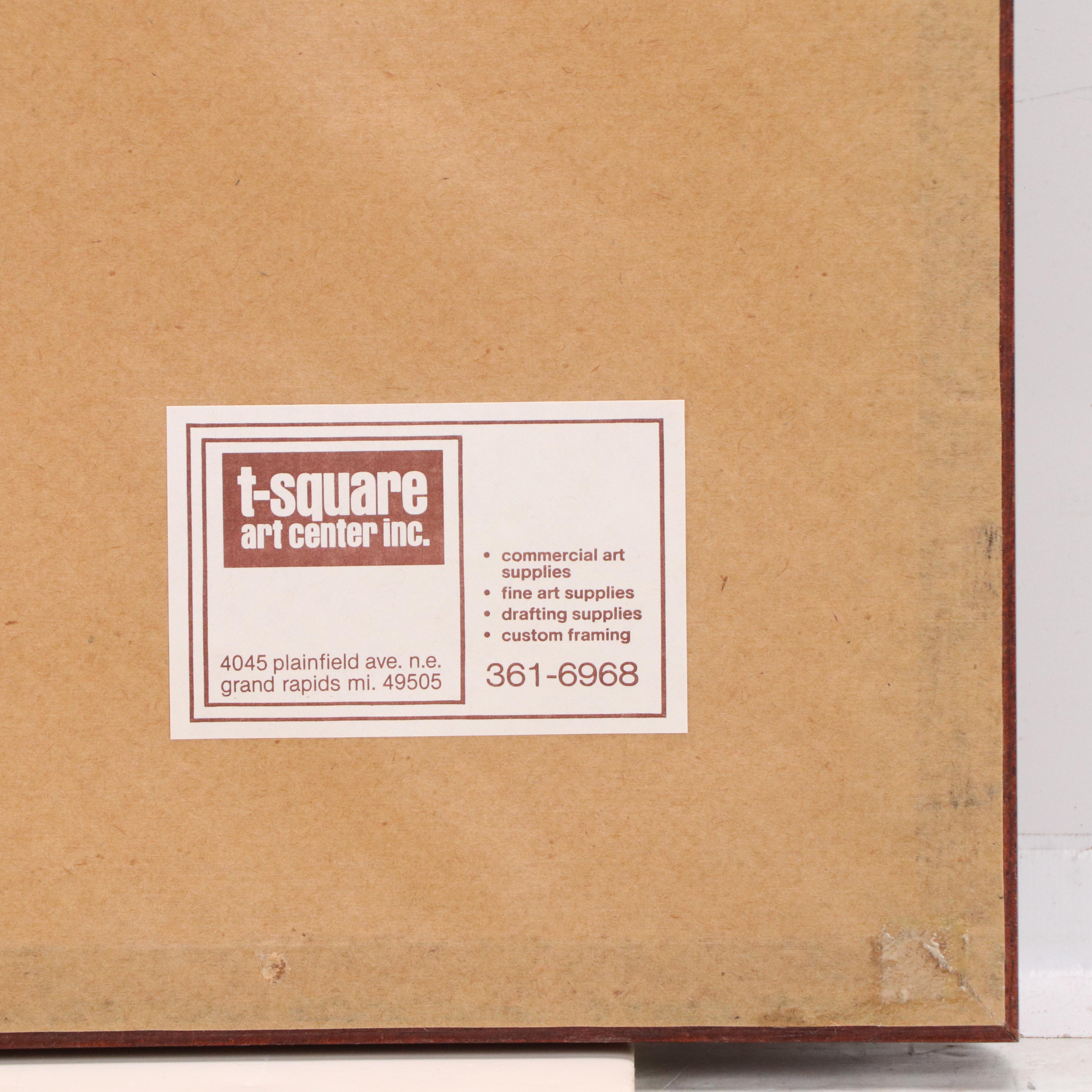 James Clary Offset Lithograph With Graphite Remarque "Stewart J. Cort"