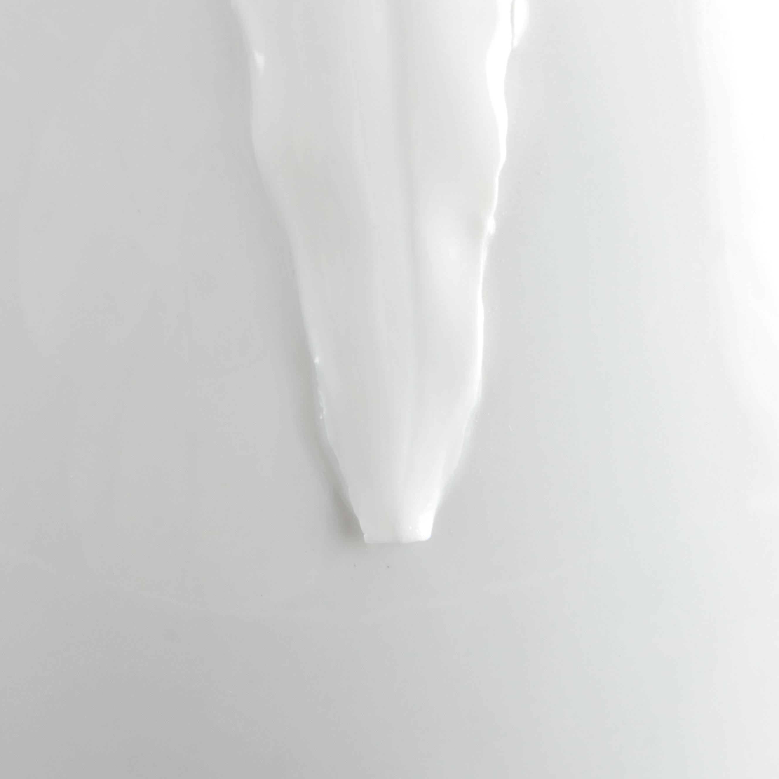 Pair of Two's Company Egg-Shaped Footed Porcelain Décor