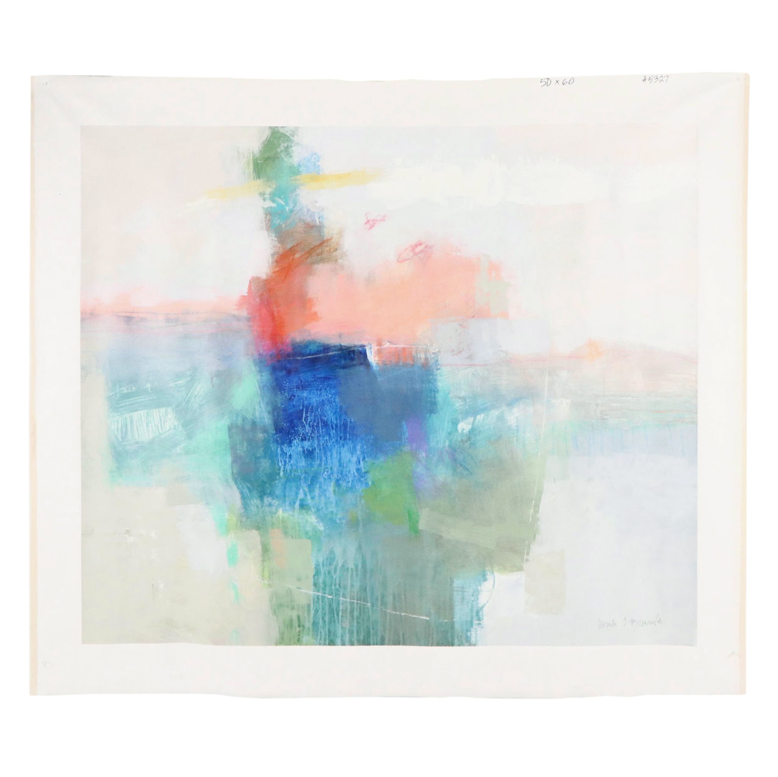 Ursula Brenner Abstract Mixed Media Painting