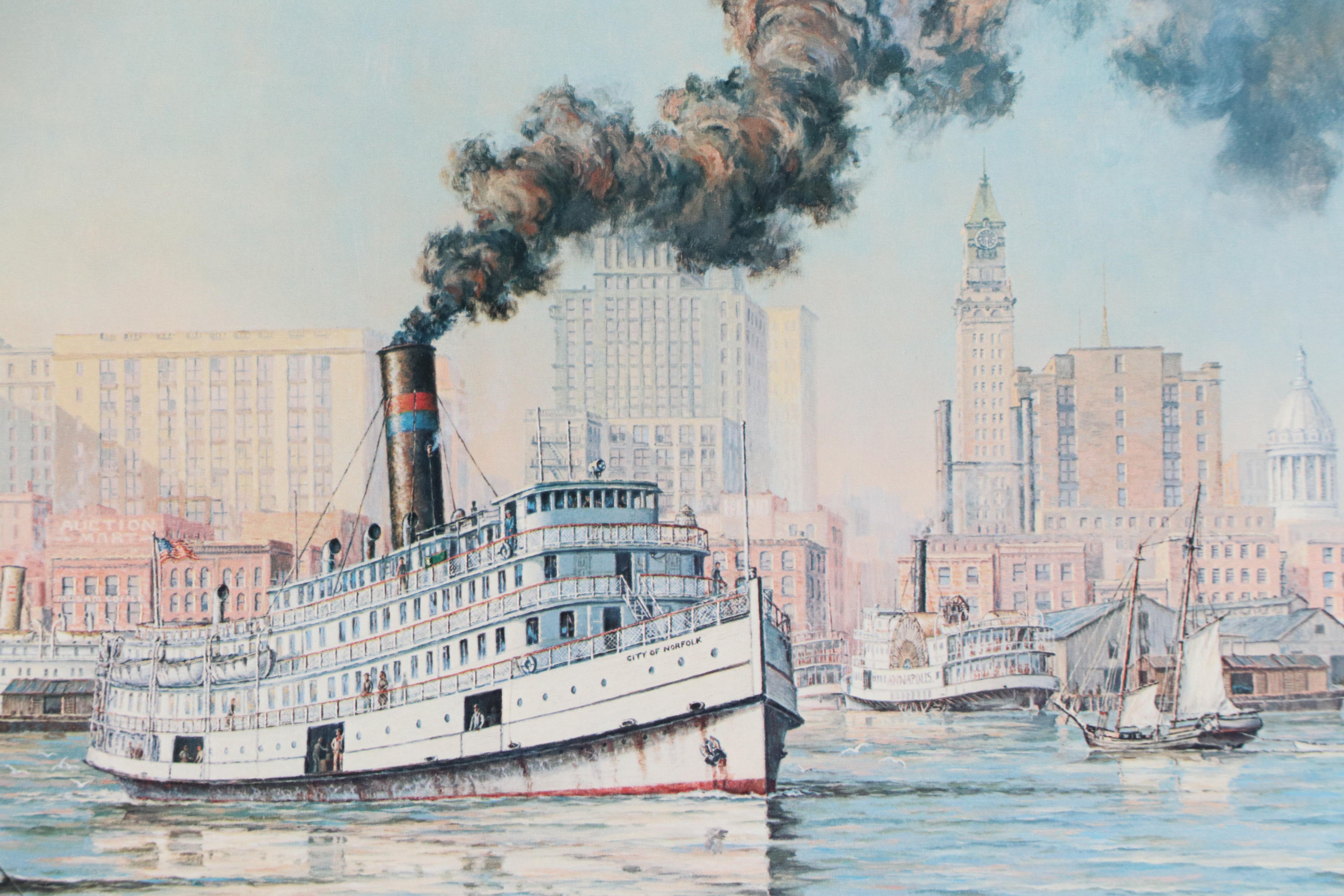 Paul McGehee Offset Lithograph "Baltimore," Circa 1980