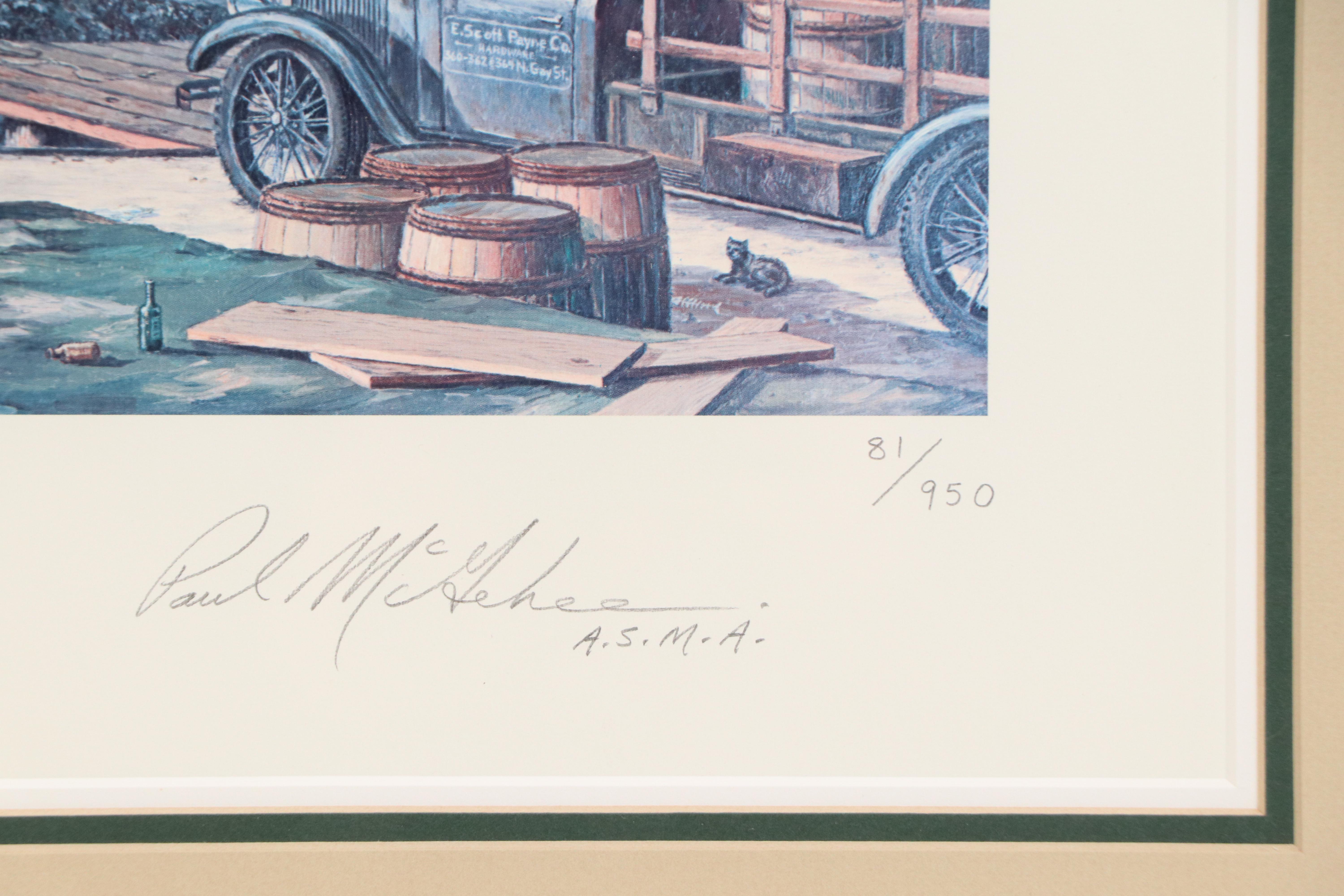 Paul McGehee Offset Lithograph "Baltimore," Circa 1980