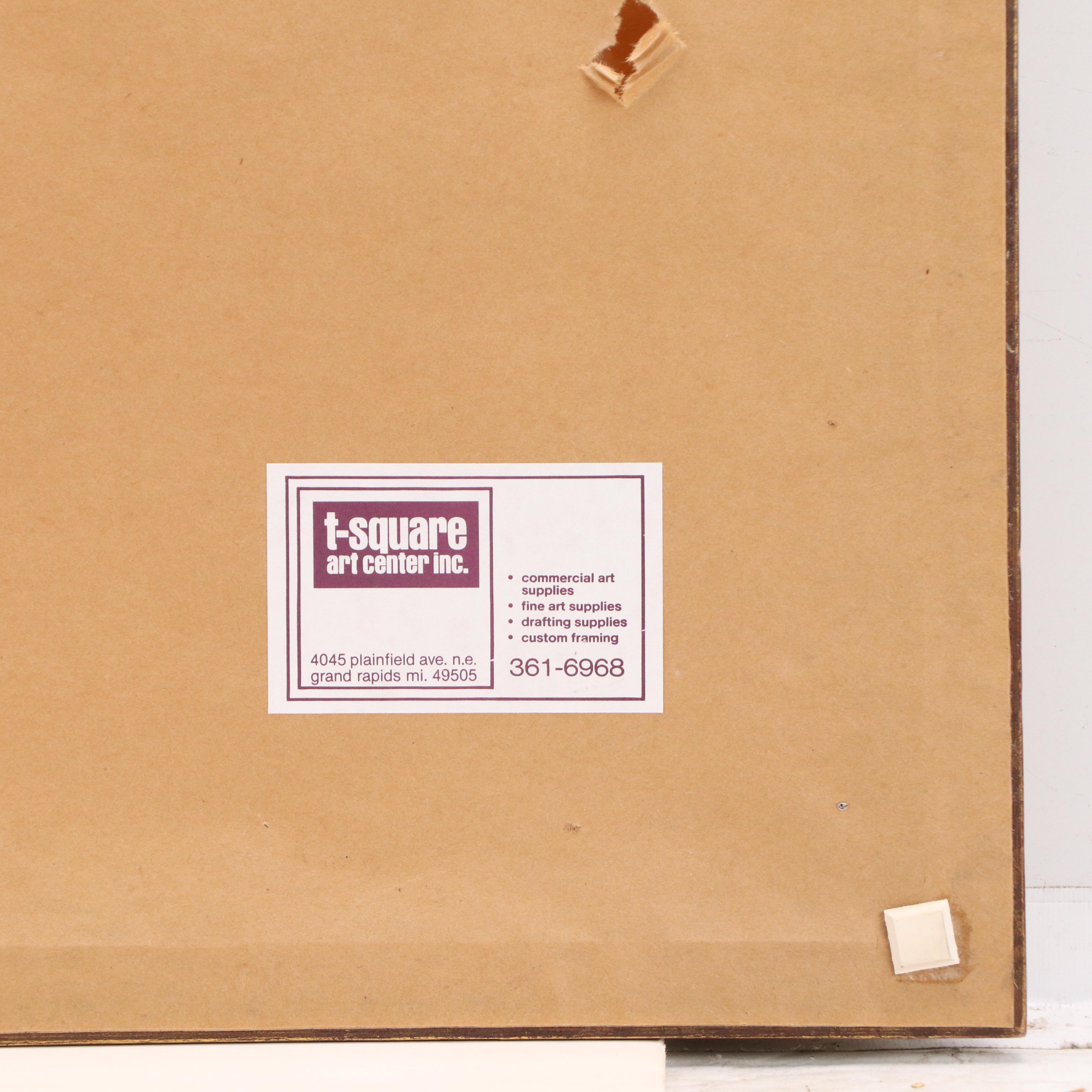 Paul McGehee Offset Lithograph "Baltimore," Circa 1980