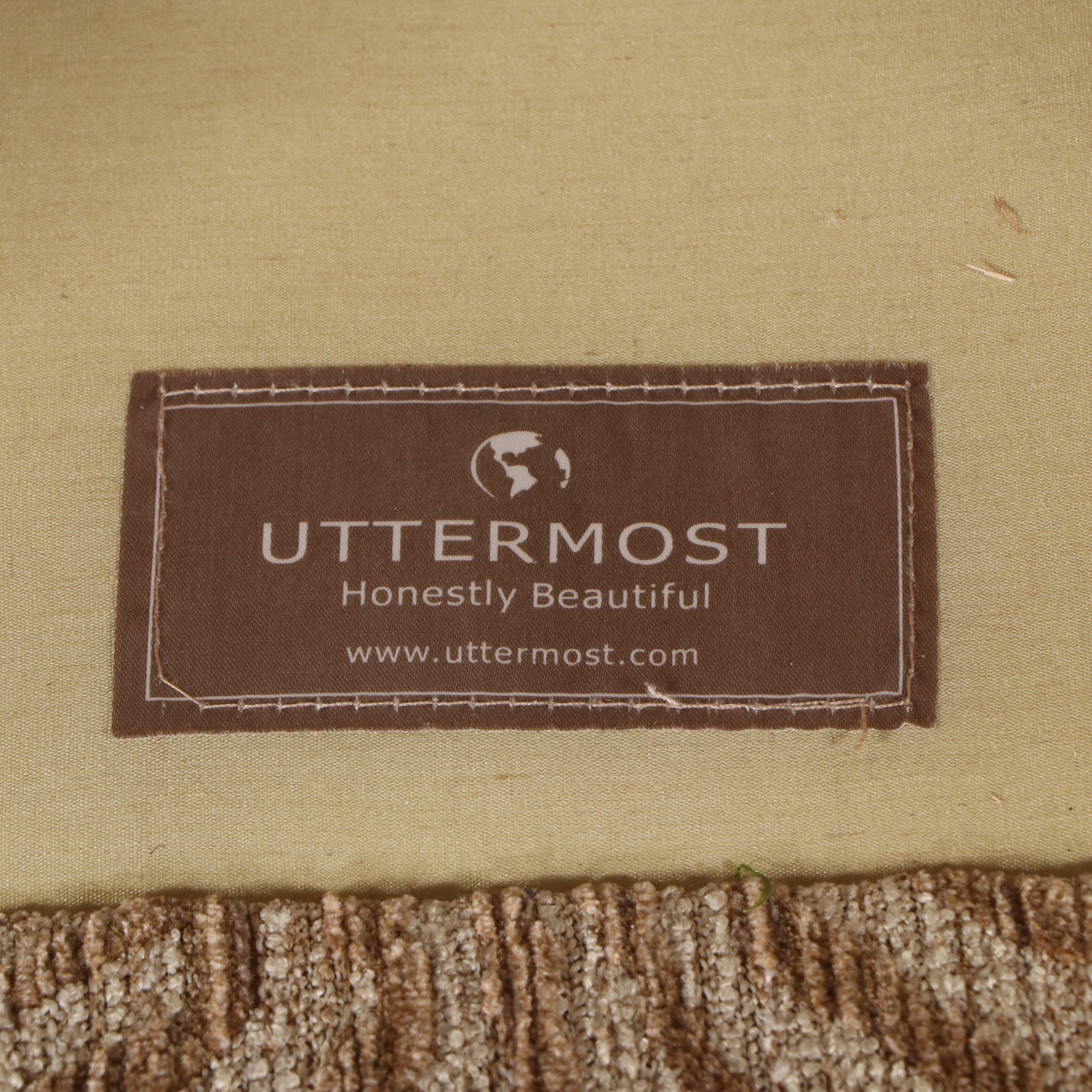 Pair of Uttermost "Kiango Animal" Print Armchairs