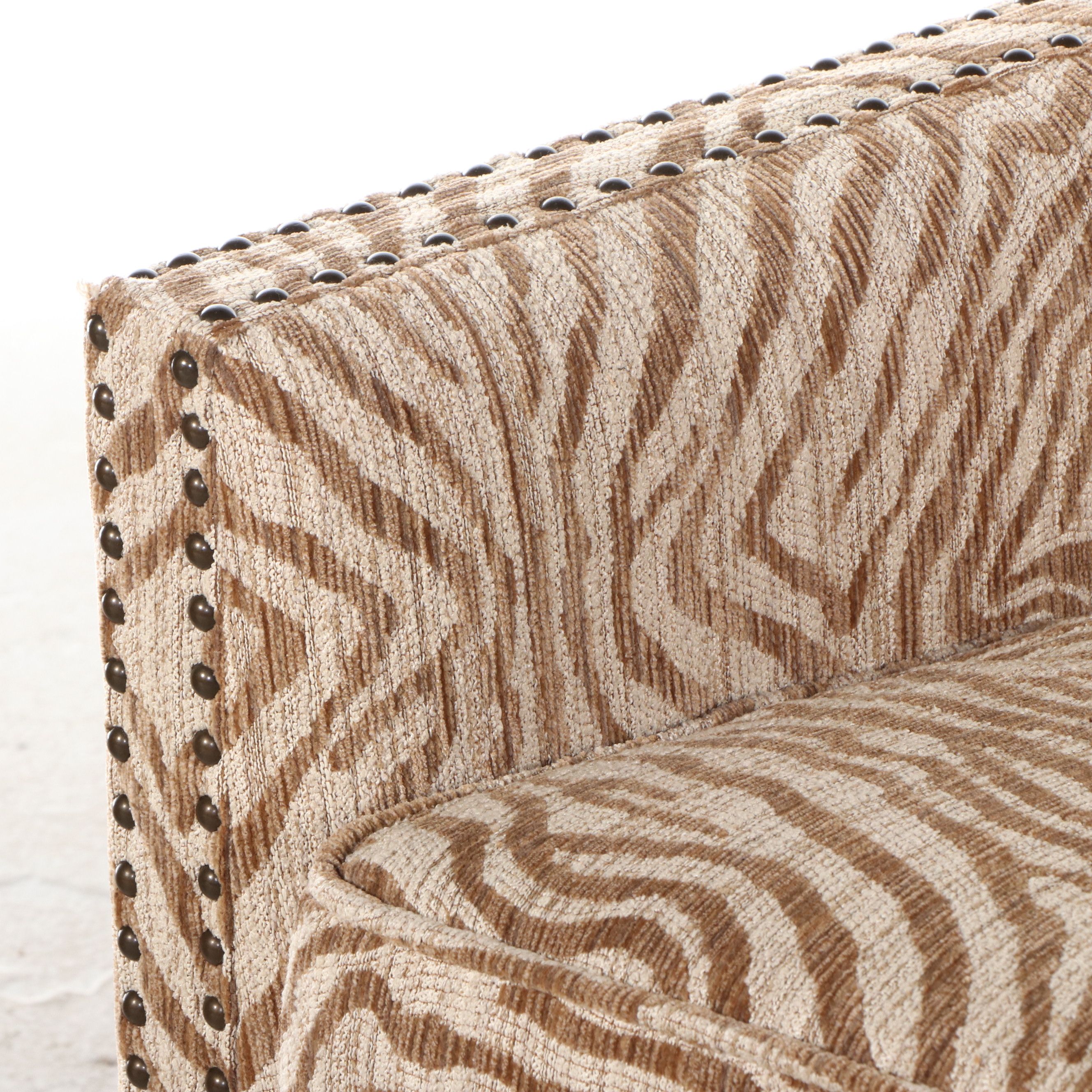 Pair of Uttermost "Kiango Animal" Print Armchairs